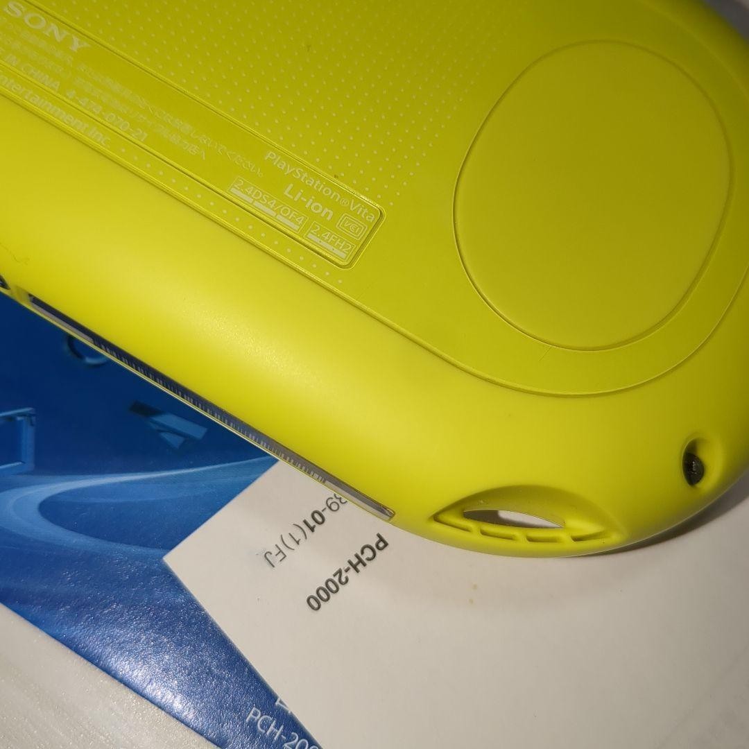 Sony PlayStation Vita PCH-2000 ZA13 Lime Green / White Console Tested Fully Work