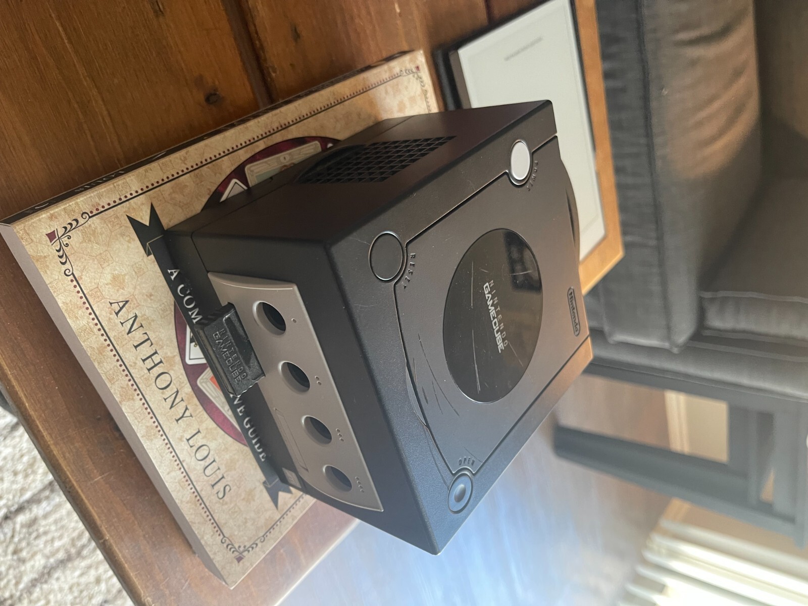 Nintendo GameCube Jet Black Console, Paper Mario TYD and Mario Sunshine