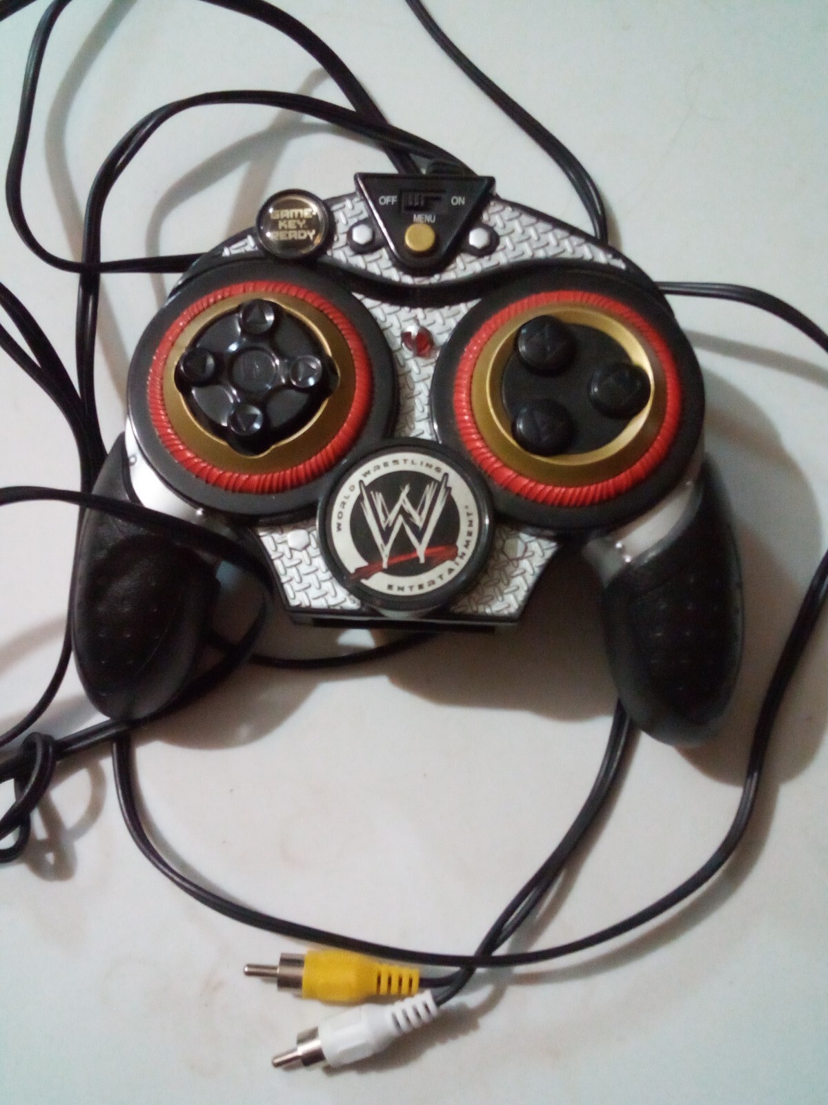 WWE World Wrestling Plug & Play Jakks Pacific TV Game Console 2005 video Tested
