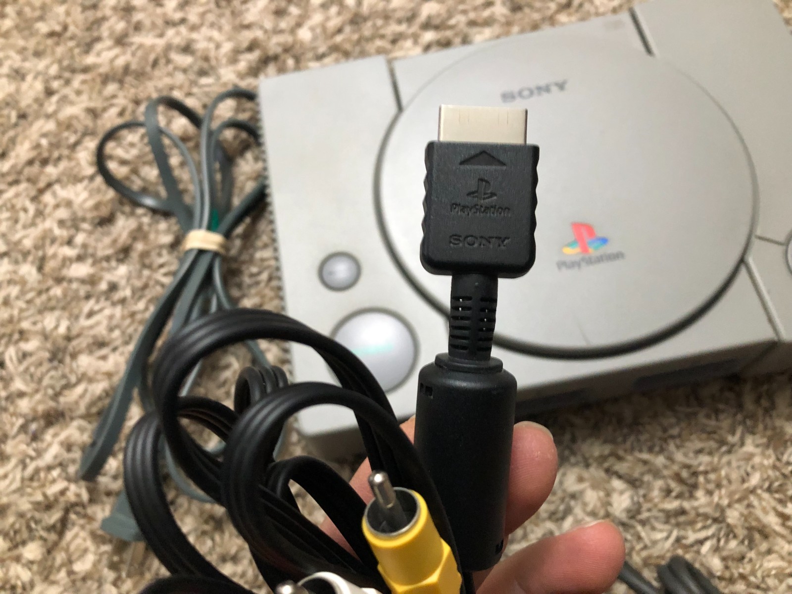 Sony PlayStation 1 Game Console – Gray w/ 2 OEM Controllers, Memory Card Tested2