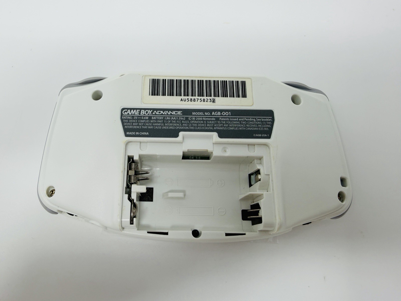 Nintendo Game Boy Advance Gaming Console White System New Screen Lens Tested!