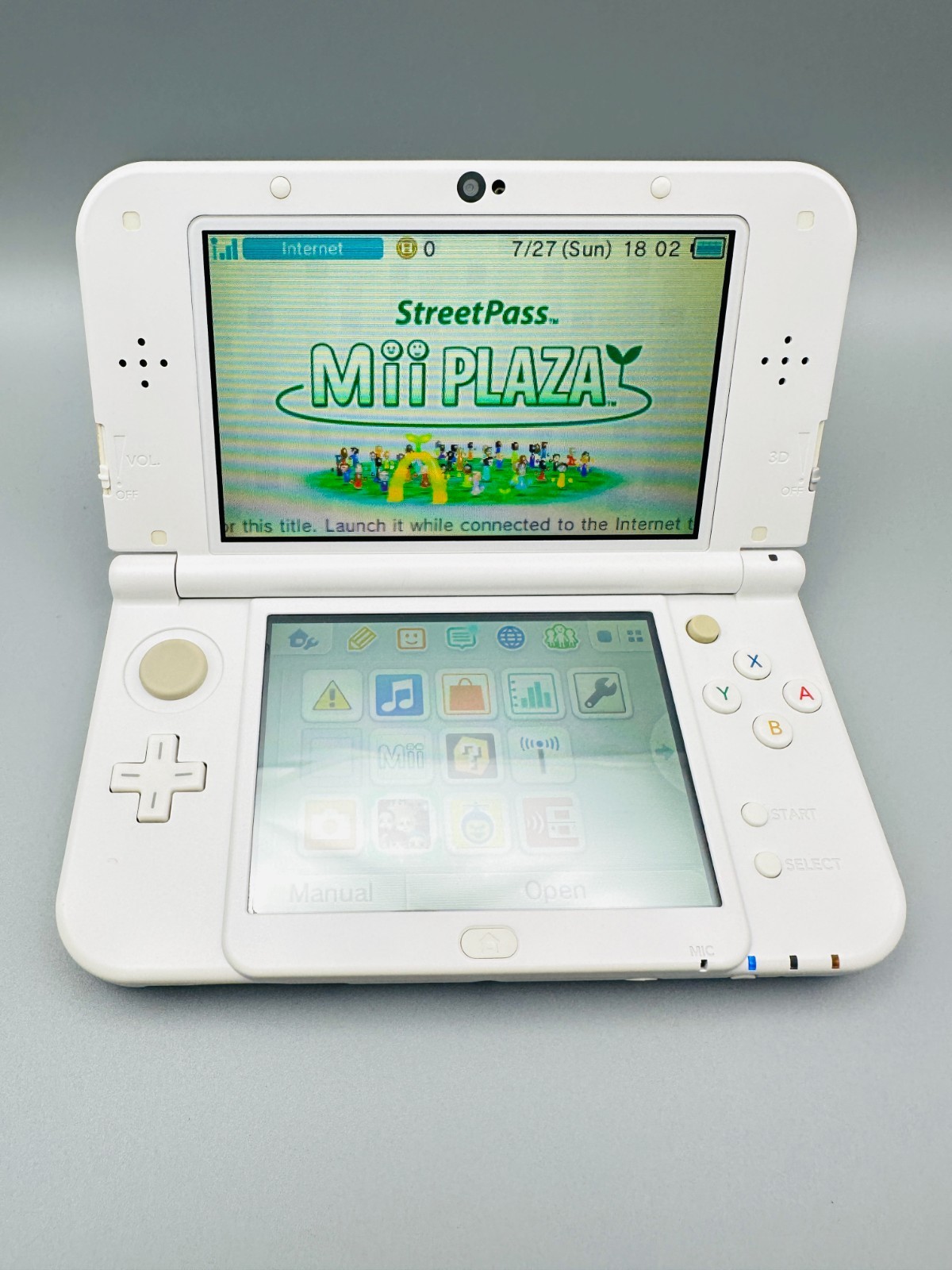 Nintendo New 3DS LL XL | Pearl White | Bottom IPS | 64gb | Mint Condition