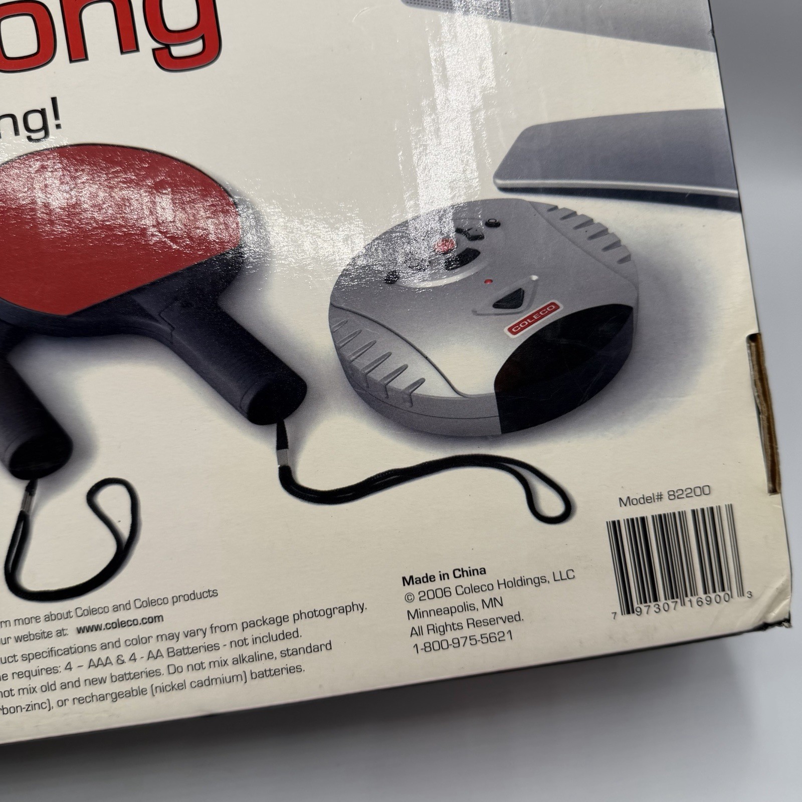 Coleco Plug-N-Play Virtual Ping-Pong Console Open Box New Tested