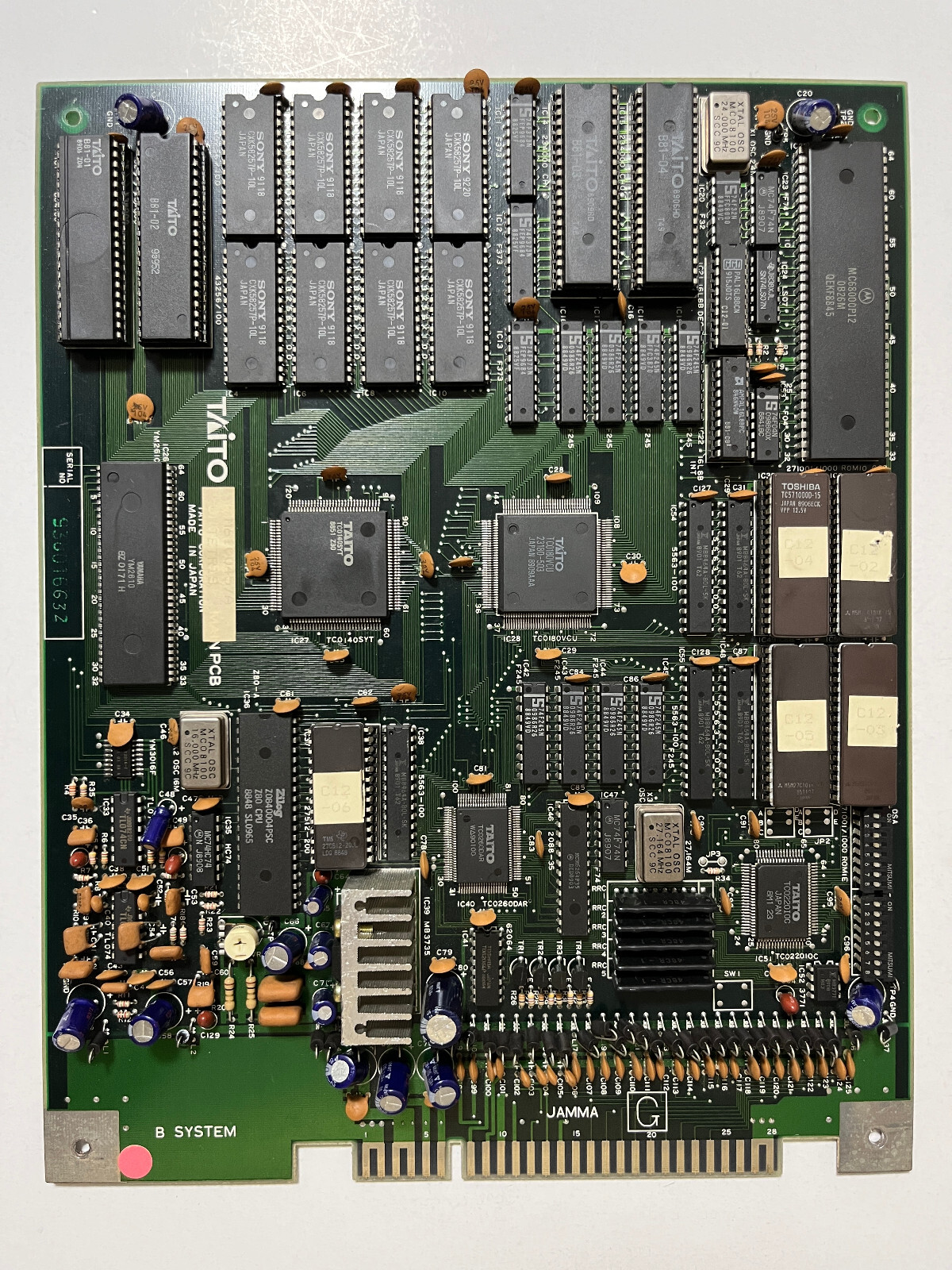 Tetris Taito B System Arcade Game JAMMA PCB Japan