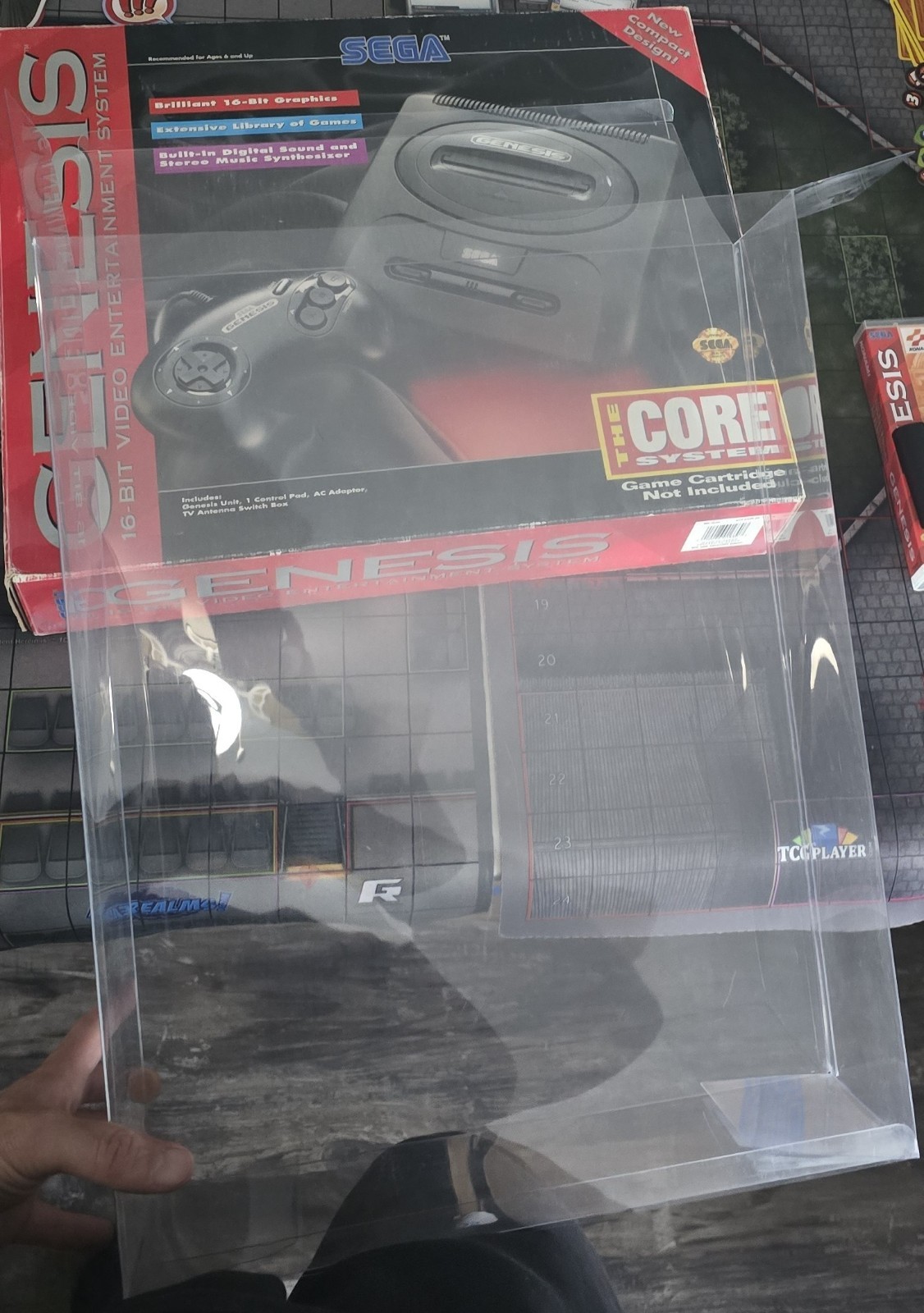 Sega Genesis Core System Complete, Protector, Extra Controller
