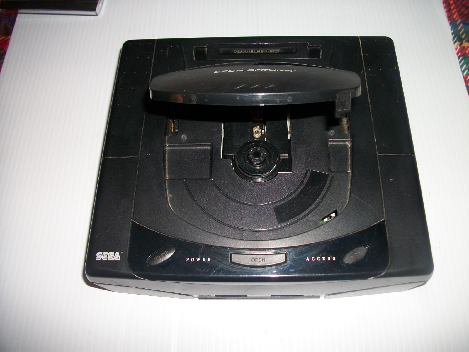 SEGA Saturn Model MK-80000 Console Only – Parts Or Repair – POWERS ON NO SIGNAL
