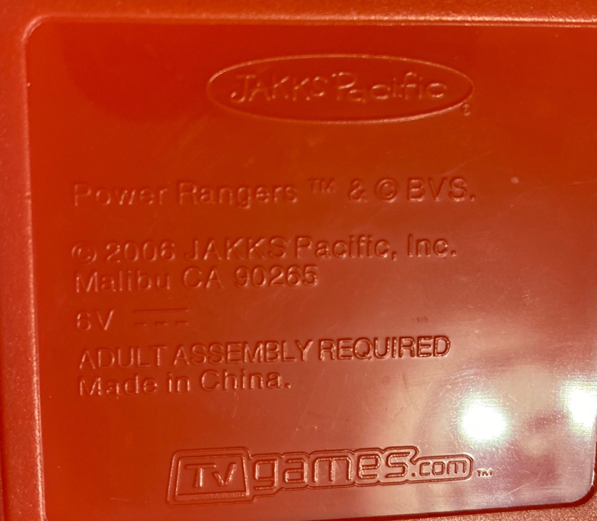 POWER RANGERS Plug & Play TV Game Plug n Play Jakks Pacific