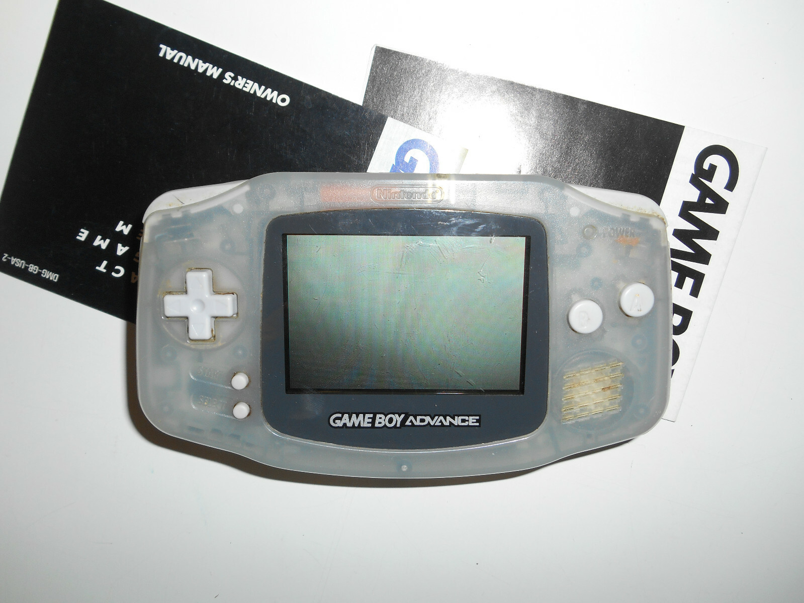 Nintendo Game Boy Advance Handheld System AGB-001 w/Manuals – TESTED