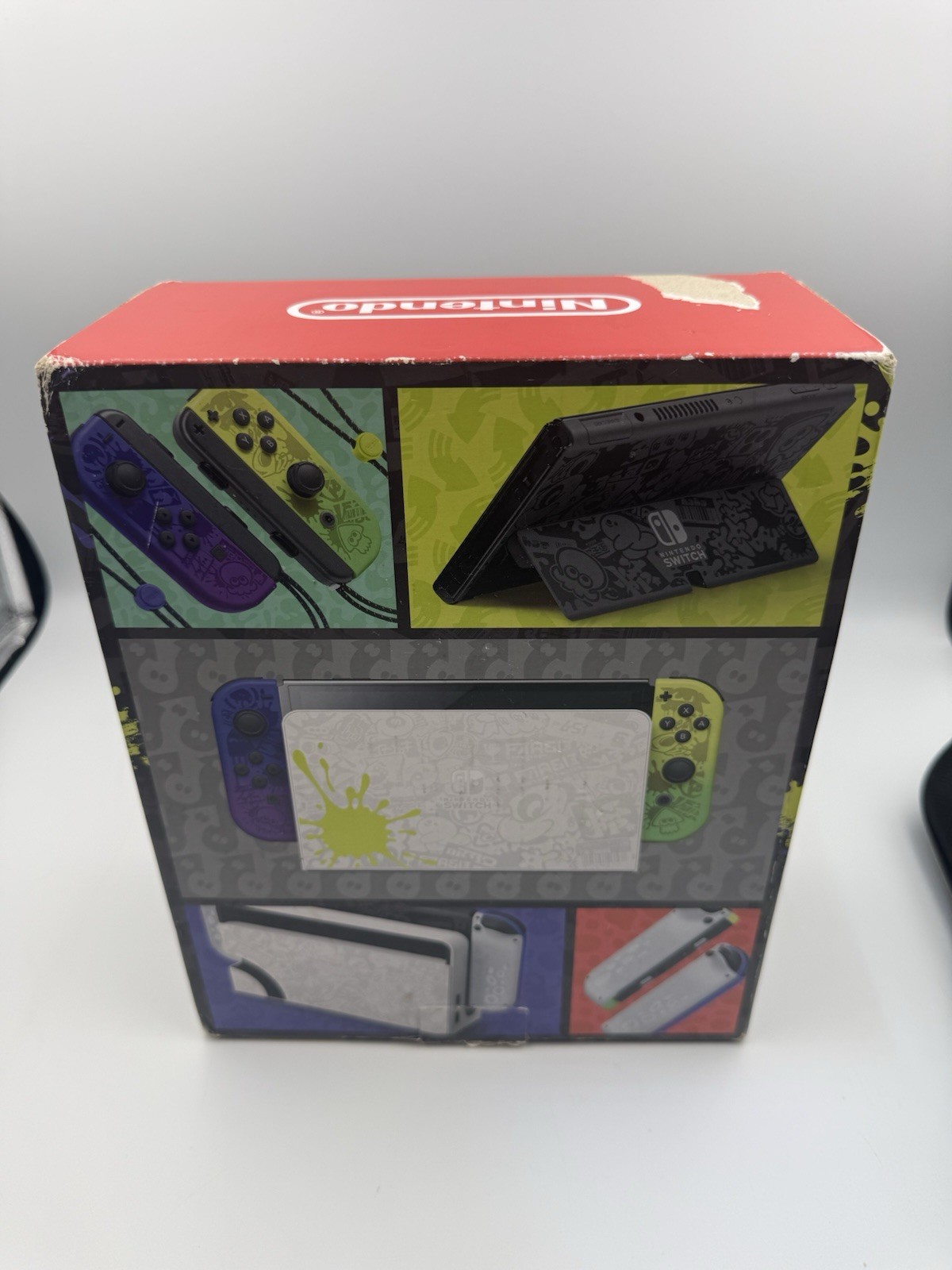 Nintendo Switch OLED Splatoon 3 Edition Complete in Box + SD128GB Excellent