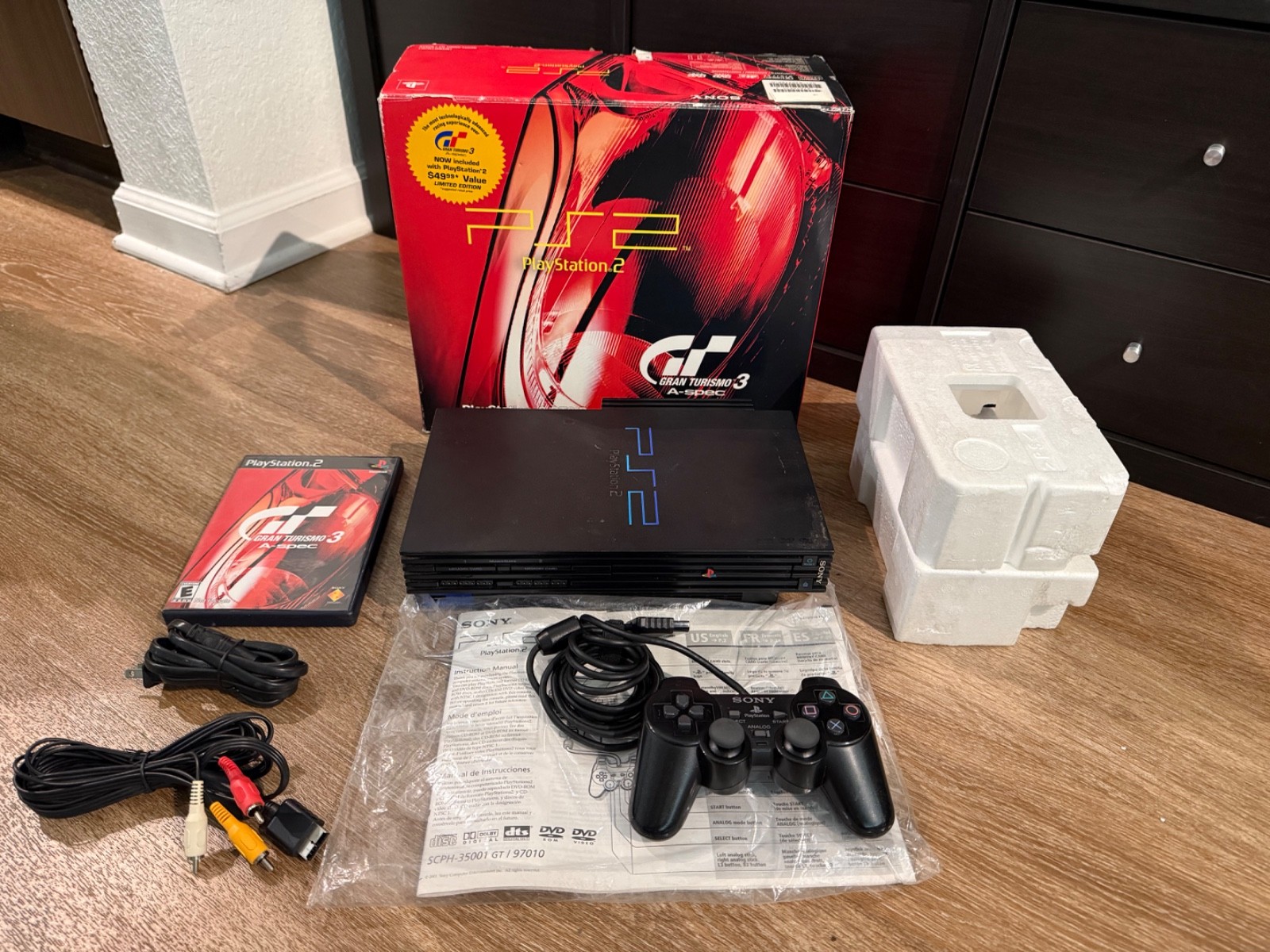 PlayStation 2 PS2 Gran Turismo 3 A-Spec GT3 Racing Pack SCPH-35001 GT