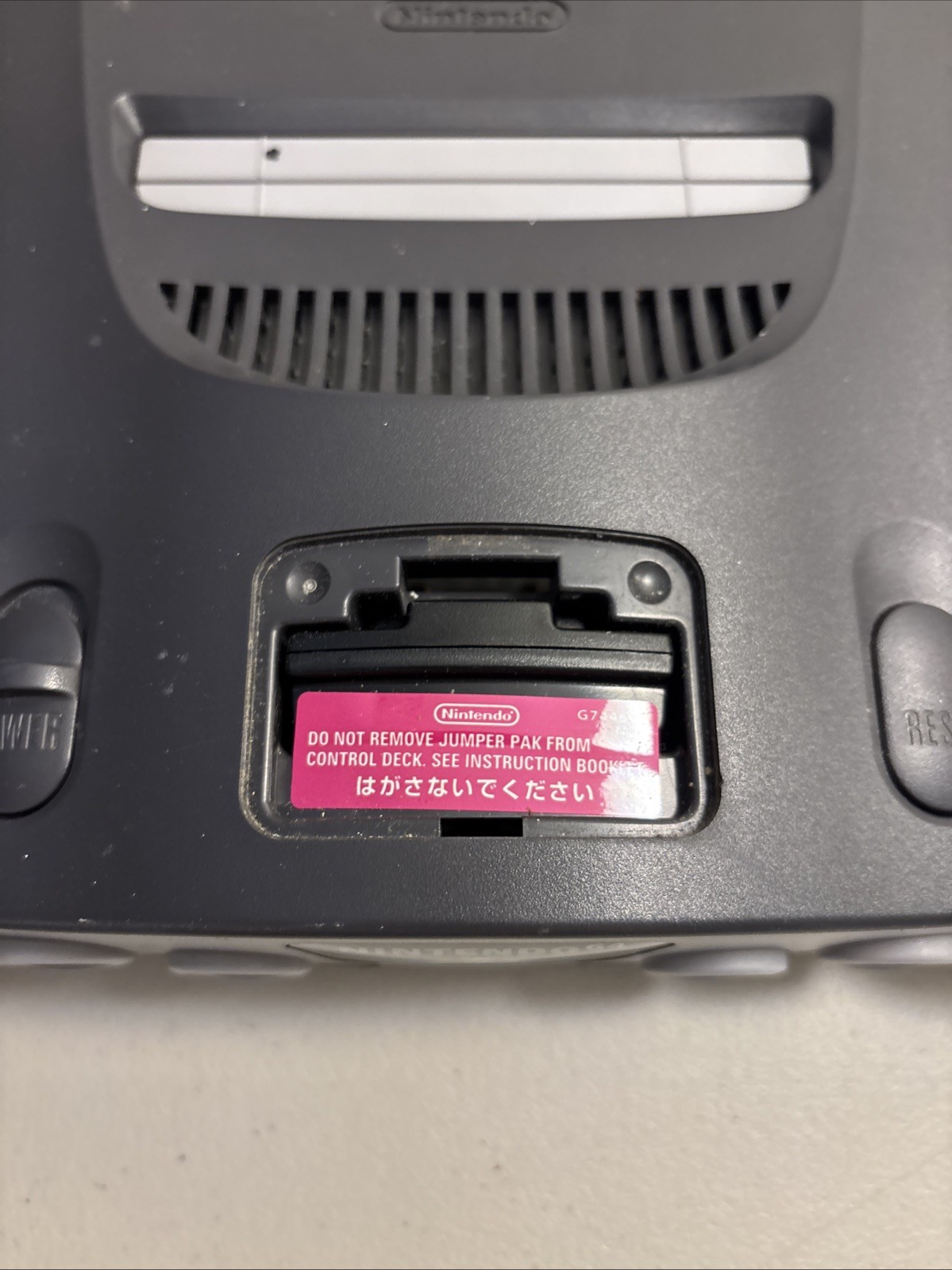 N64 Console NUS-001 USA 2 Working Controllers RCA cables and Power Cable