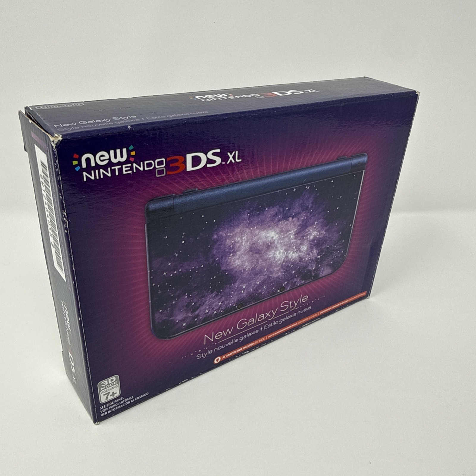 New Nintendo 3DS XL Galaxy Edition Handheld Console CIB + Pokemon & Super Smash