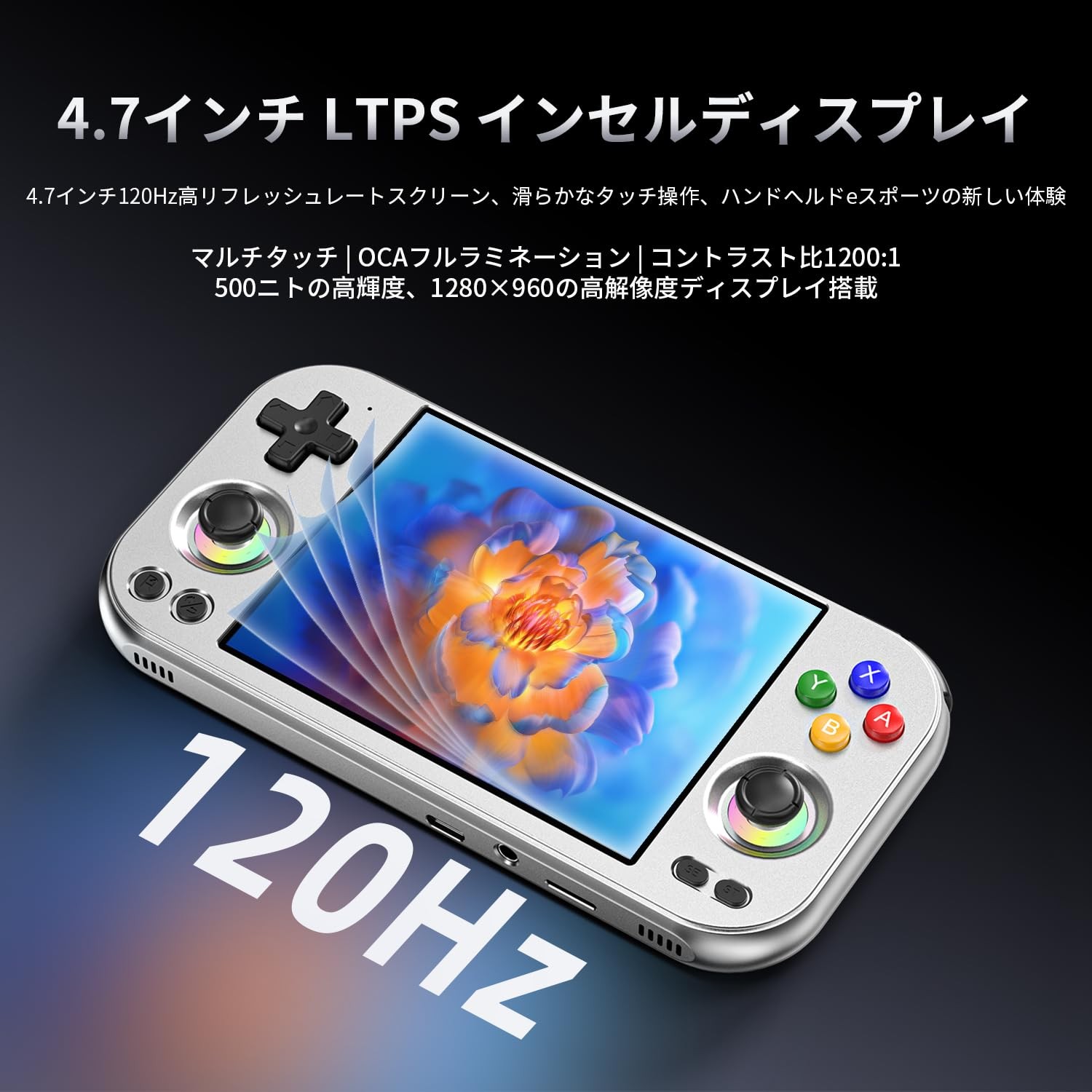 RG477M Dimensity 8300 Android 14 System 4.7-inch Touch Handheld Game Co