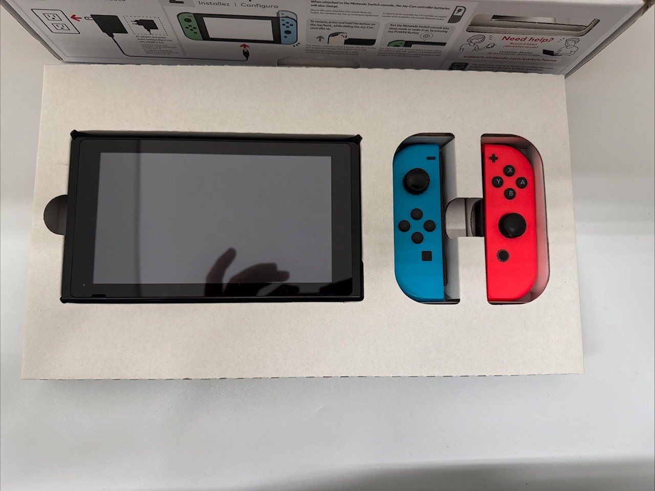 Nintendo Switch 32GB Handheld Console – Neon Red/Neon Blue