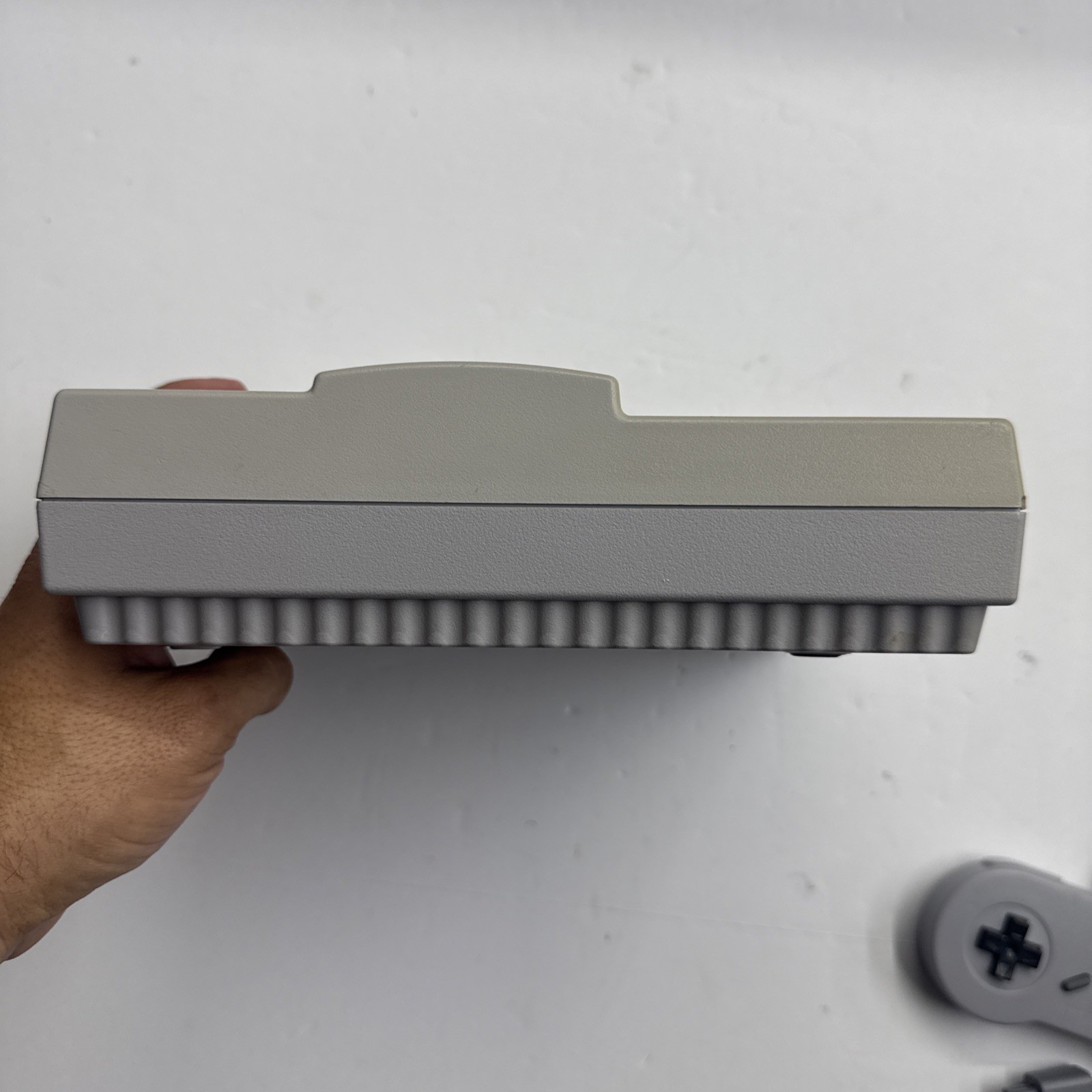 SNES – Super Nintendo Home Console – Gray W/ Cables Game Controller Tested #2930