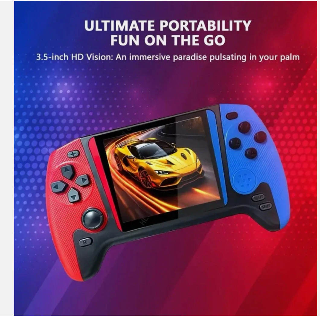 Portable Gaming Retro Console – 3.5″ IPS Screen – 64GB 10000+ Games