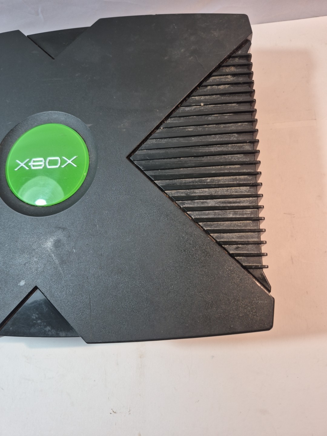 Original Xbox Console Only For Parts Or Repair Tray Sticks Yellow Light Blinks