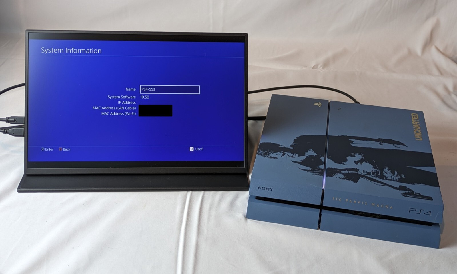 Sony PlayStation 4 Uncharted 4: Limited Edition Console Only Low Firmware 10.50