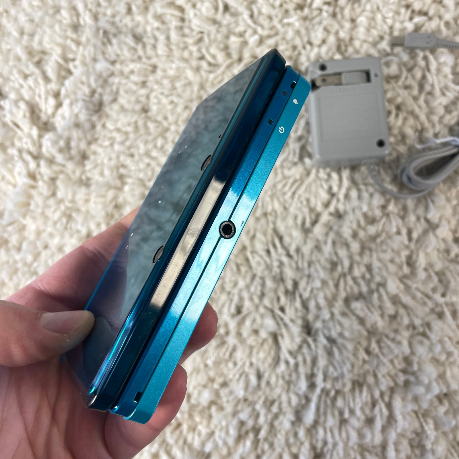 Nintendo 3DS Aqua Blue Handheld Handheld Console System CTR-001 Tested