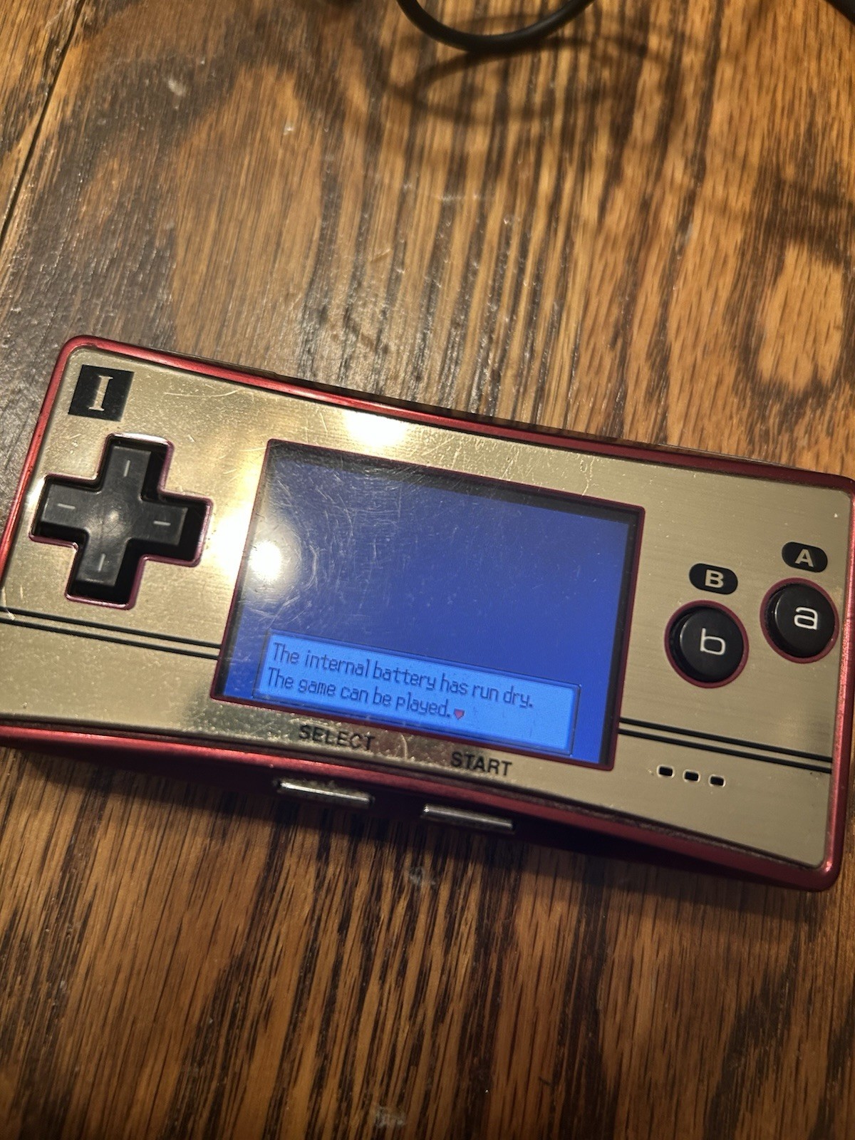 Nintendo Game Boy Micro 20th Anniversary Edition Famicom charger Pokemon Ruby