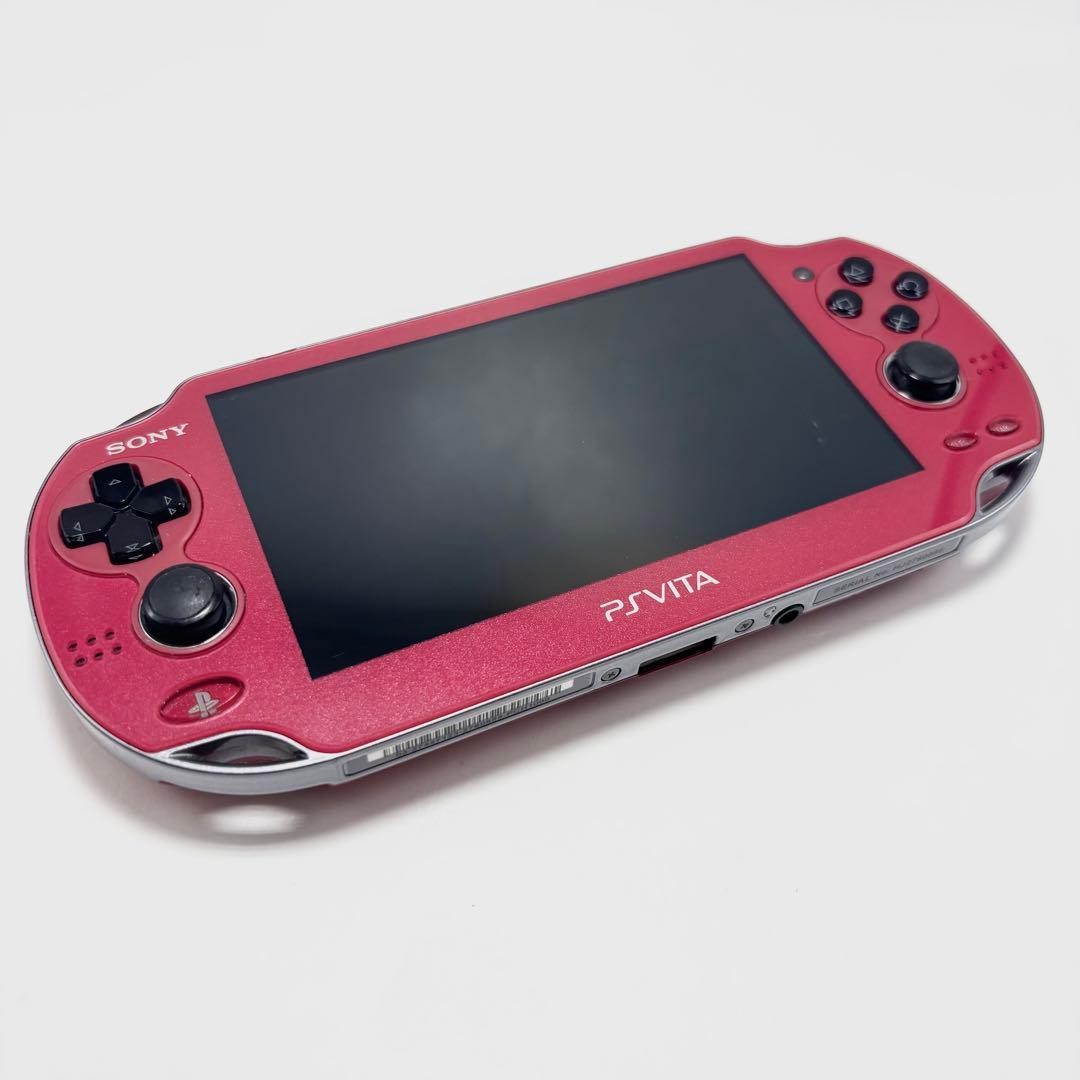 Excellent Condition SONY PS Vita Console PCH 1000 Cosmic Red