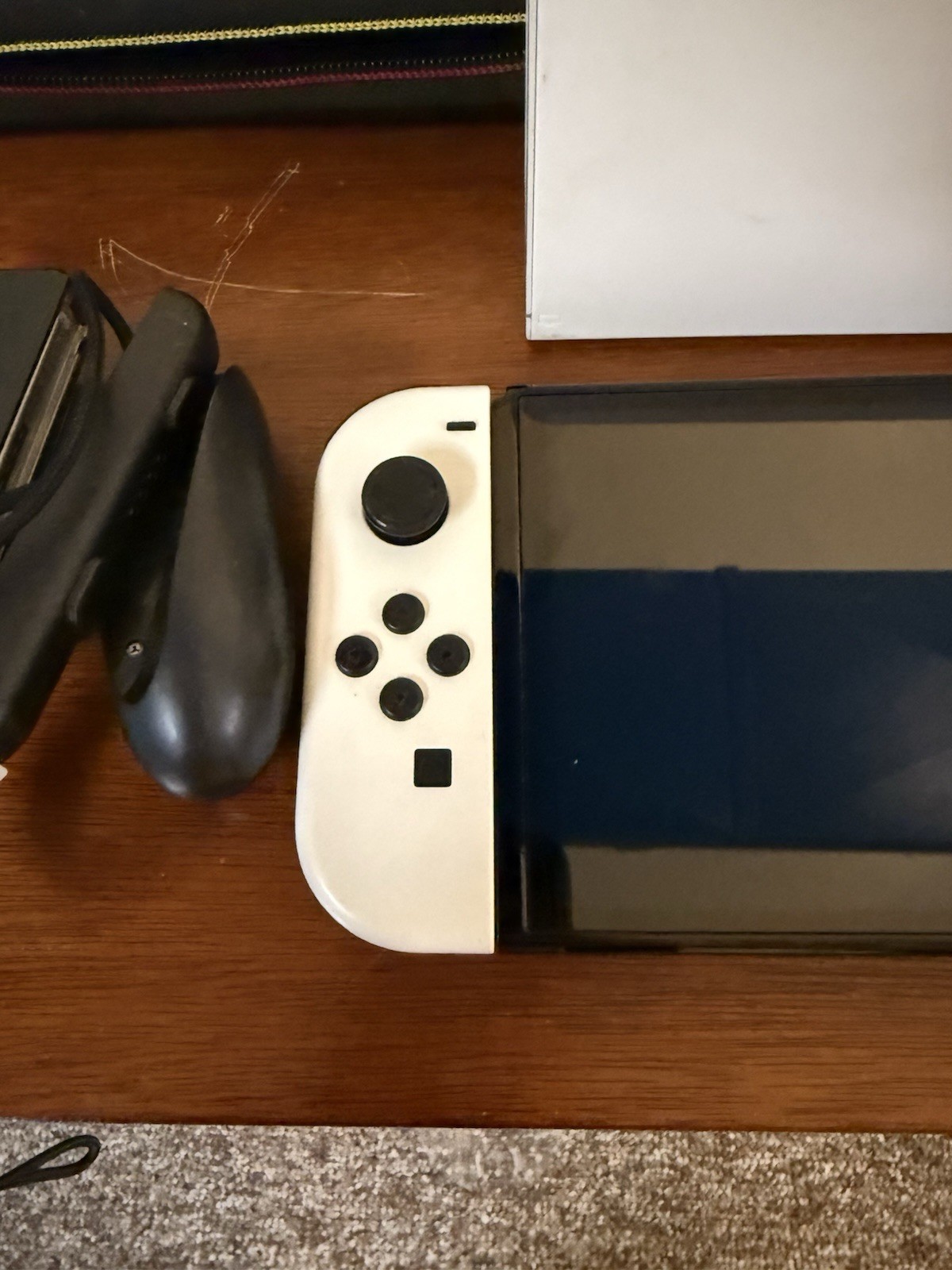 Nintendo Switch OLED Model White Handheld Console 64GB Wi-Fi USB-C & Accessories
