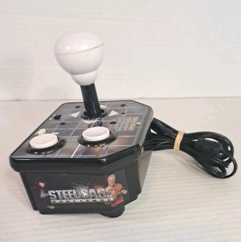 2018 WWE Wrestlemania Steel Cage Challenge Plug and Play TV Game Console WWF