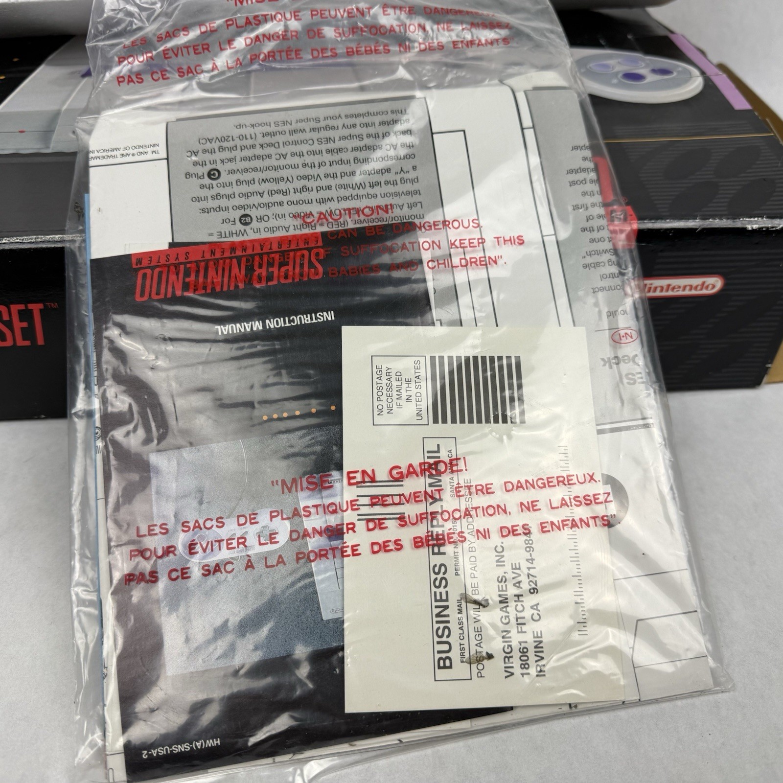 Super Nintendo System SNES Super Set Complete w/Box & Manual TESTED