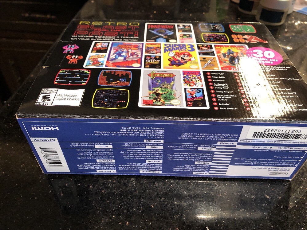 Nintendo NES Classic Edition Mini Console NEW USA AUTHENTIC 30 Games Gray White