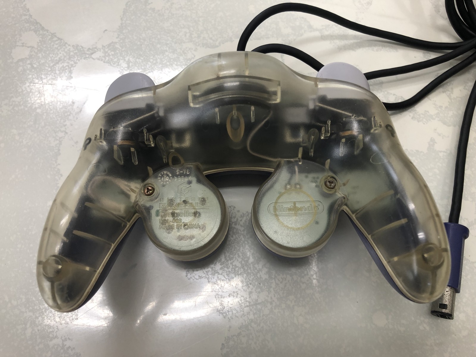 Nintendo Game cube GC Set DOL-001 Tested Silver NTSC-U / A little yellowish
