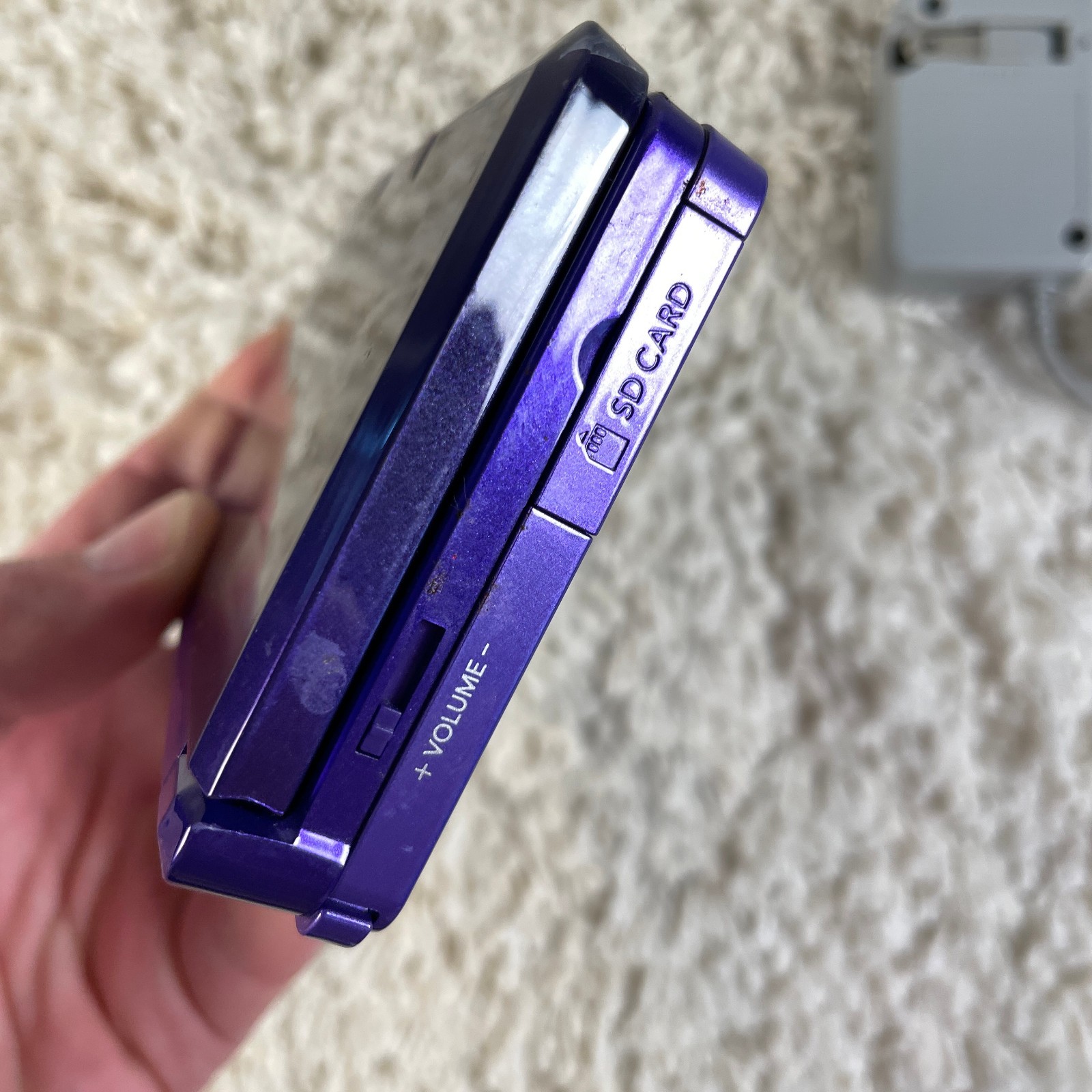 Nintendo 3DS Midnight Purple Handheld Console System CTR-001 Tested