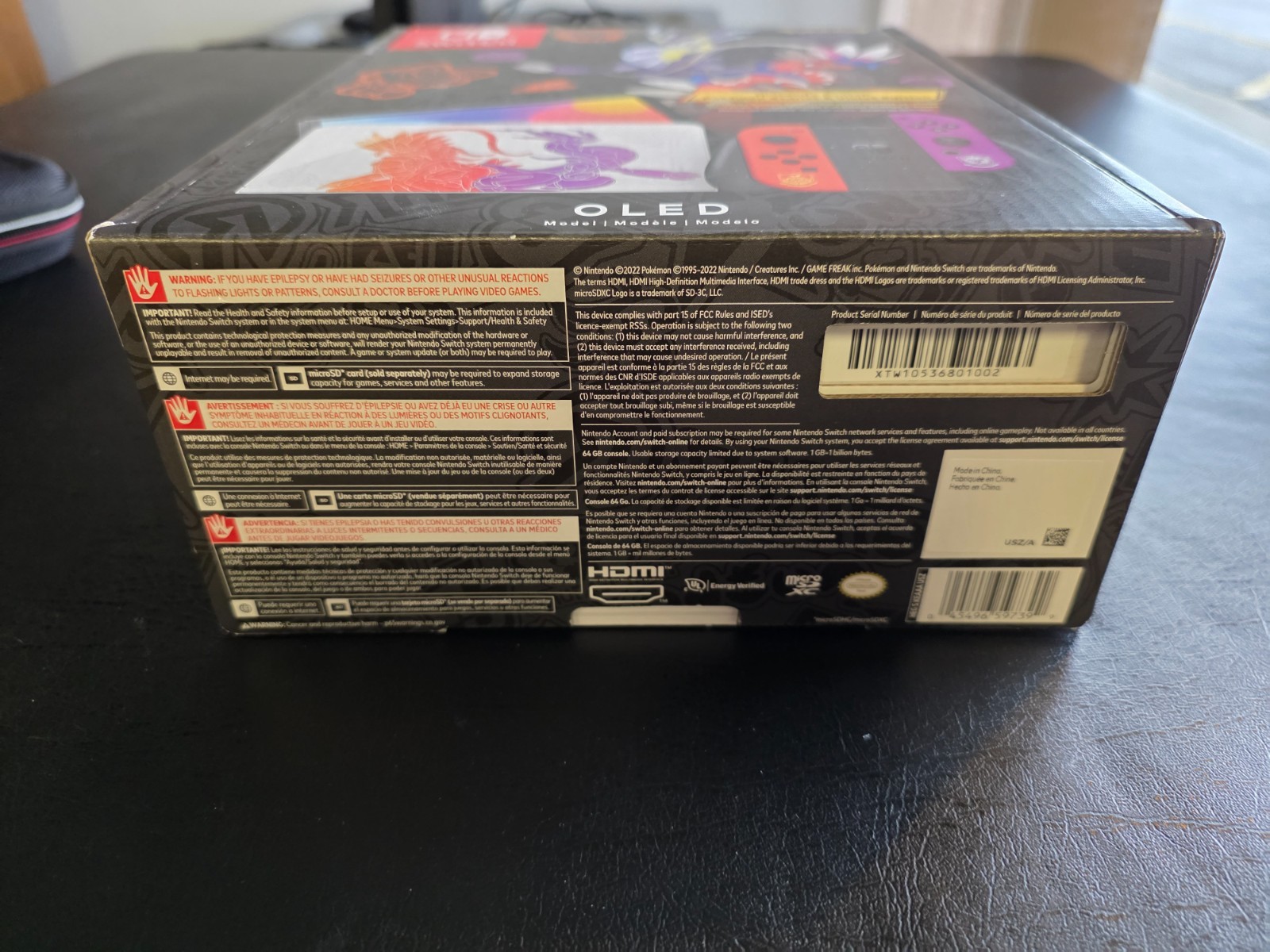 Nintendo Switch (OLED Model) Pokémon Scarlet & Violet Edition – Complete
