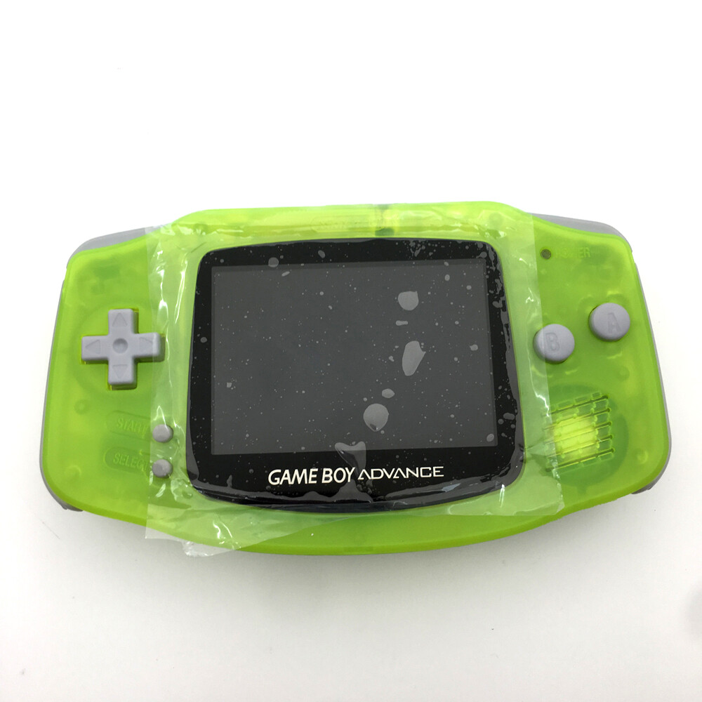 Luminous Clear Yellow 10 Levels Backlight V2 IPS Game Boy Advance GBA Console