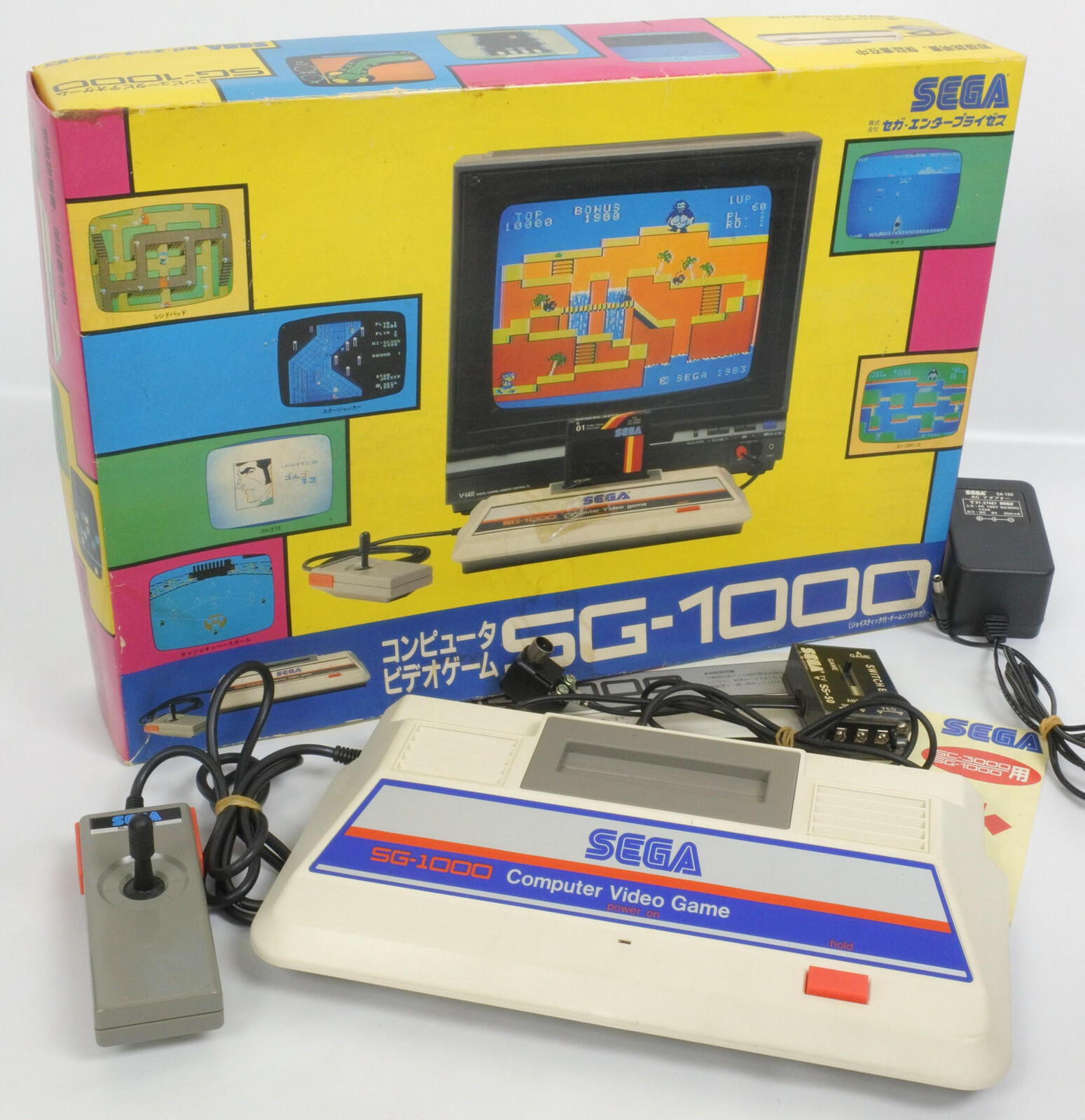 SEGA SG-1000 Console System Boxed Tested FREE SHIPPING Ref/H2034396