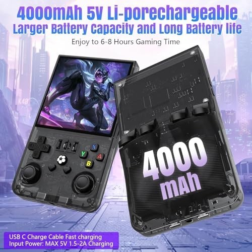 Retro Handheld Game Console 4 Inch IPS Screen 15000 Games Linux System
