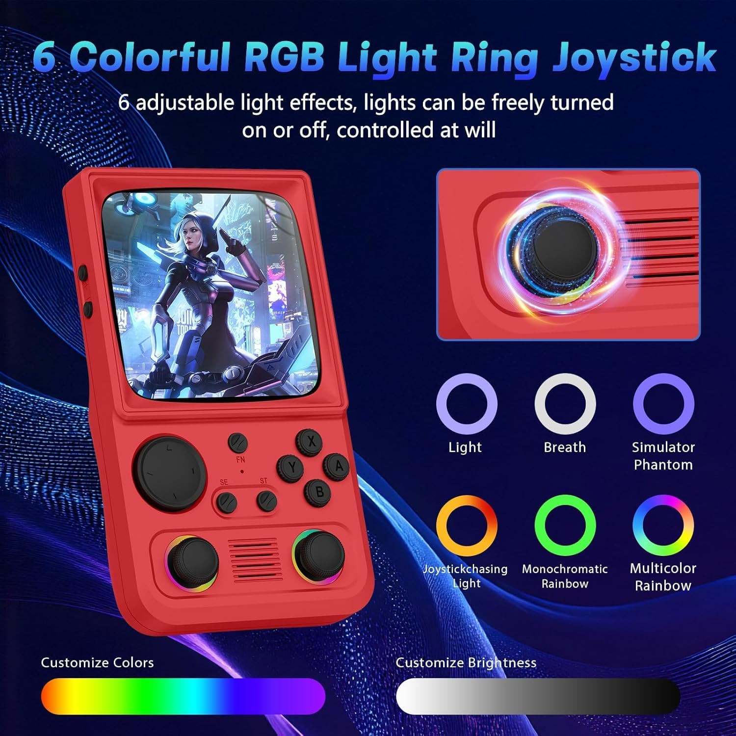 R36TMAX Retro Handheld Game Console, Portable Retro Gaming Console with 4.0” Crt