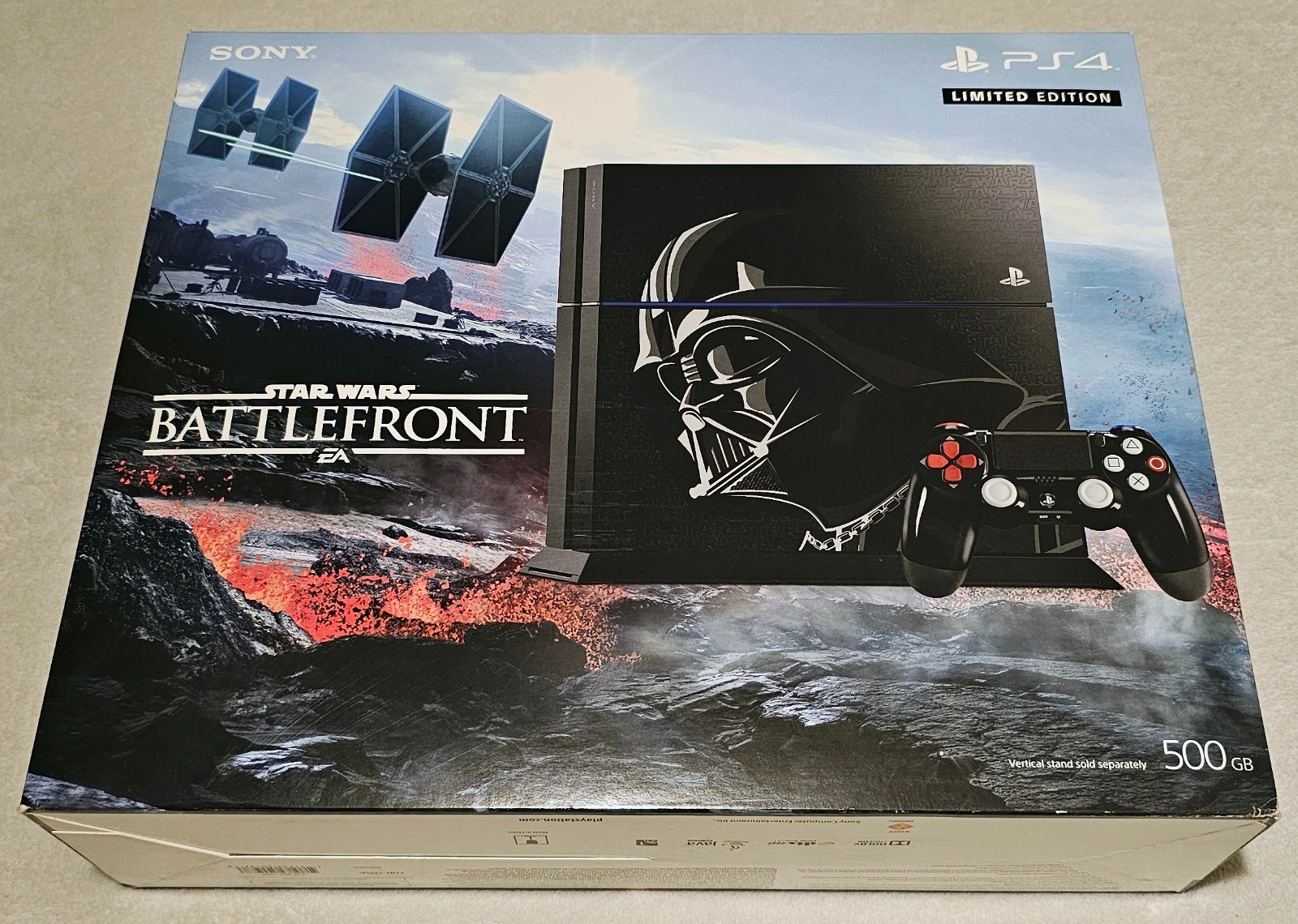 Sony PlayStation 4 PS4 Star Wars Battlefront Darth Vader Limited Edition Sealed