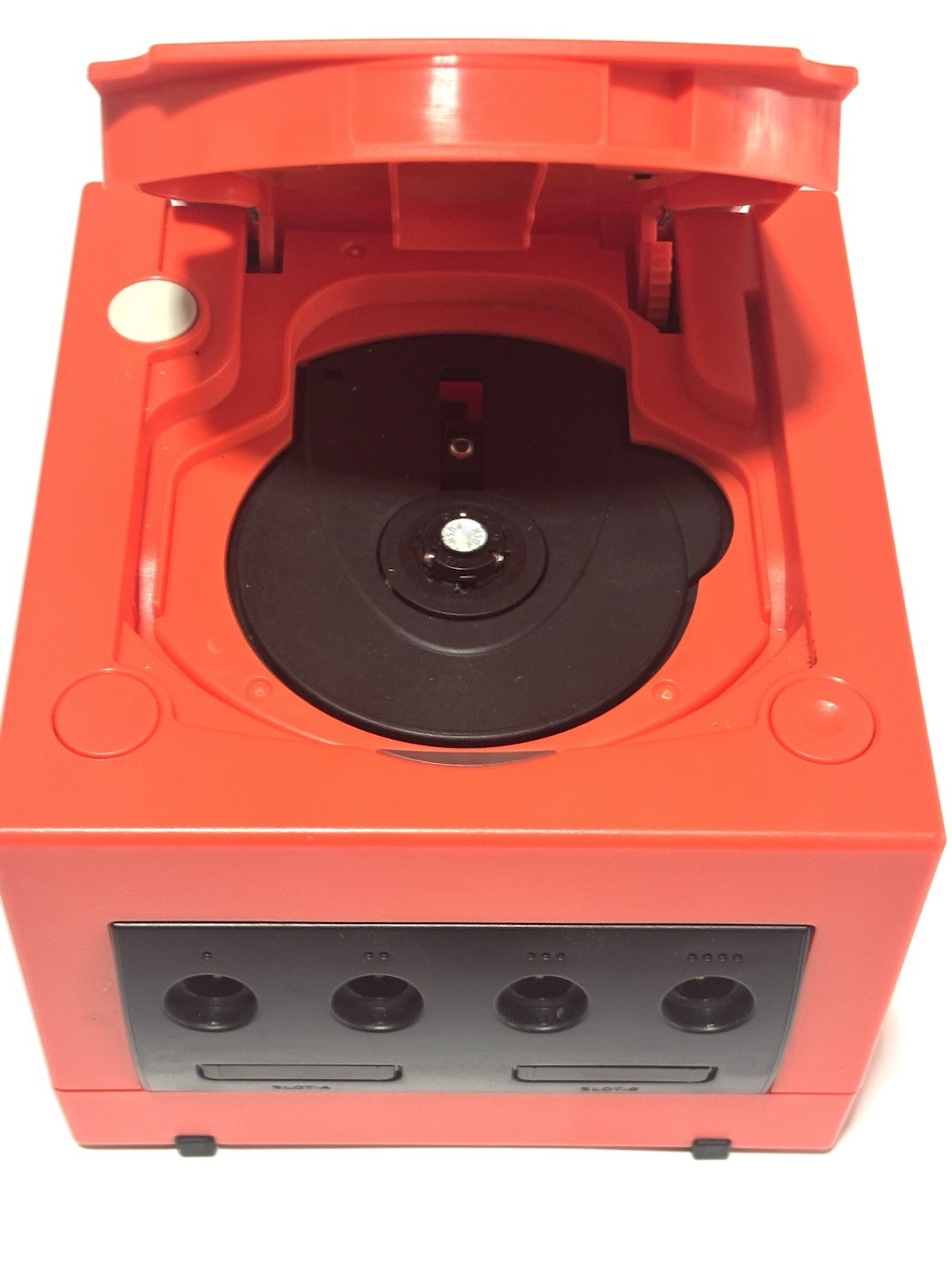 Nintendo GameCube Console Red&Black Custom Console + Controller + Wires Bundle