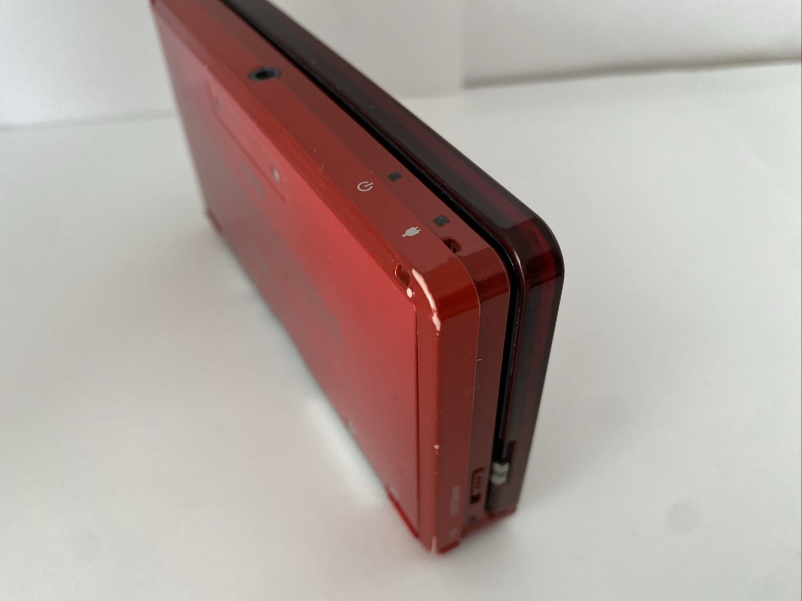 Nintendo 3DS Handheld System Flame Red Working Great Condition North American