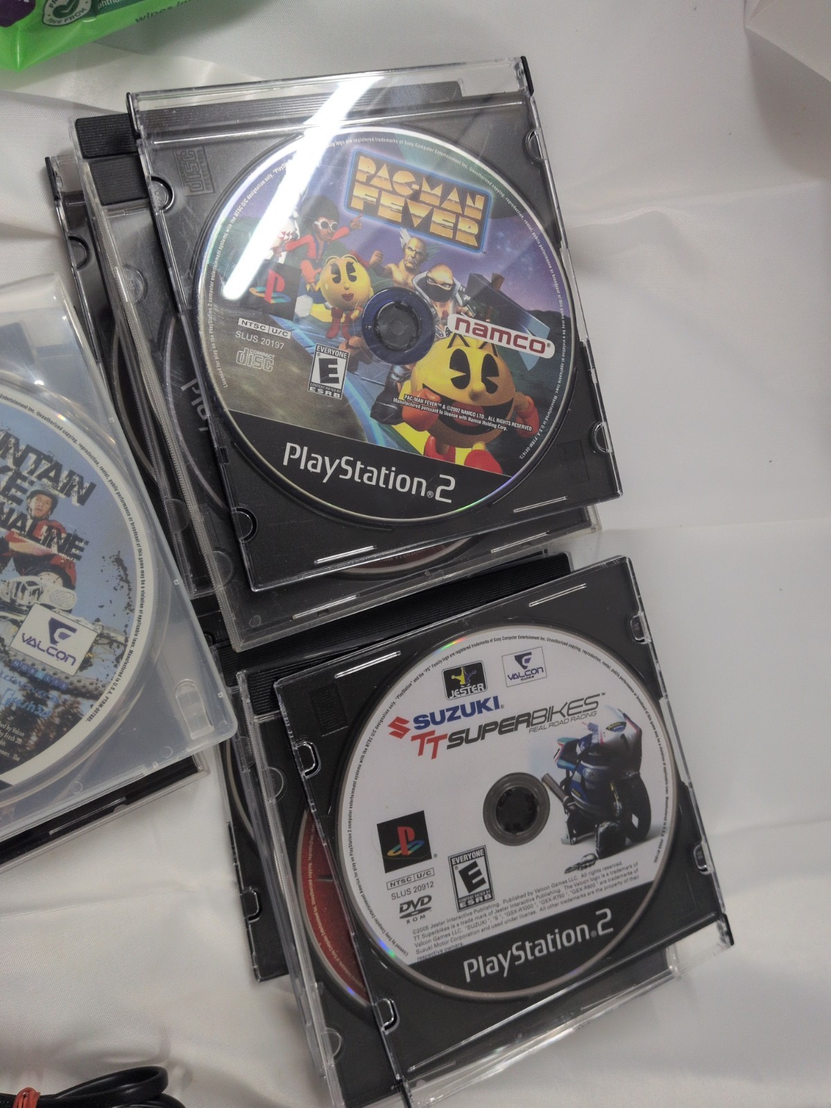 Sony PlayStation 2 Slim PS2 Console SCPH-77001 & 19 Game Bundle w/ Controller…