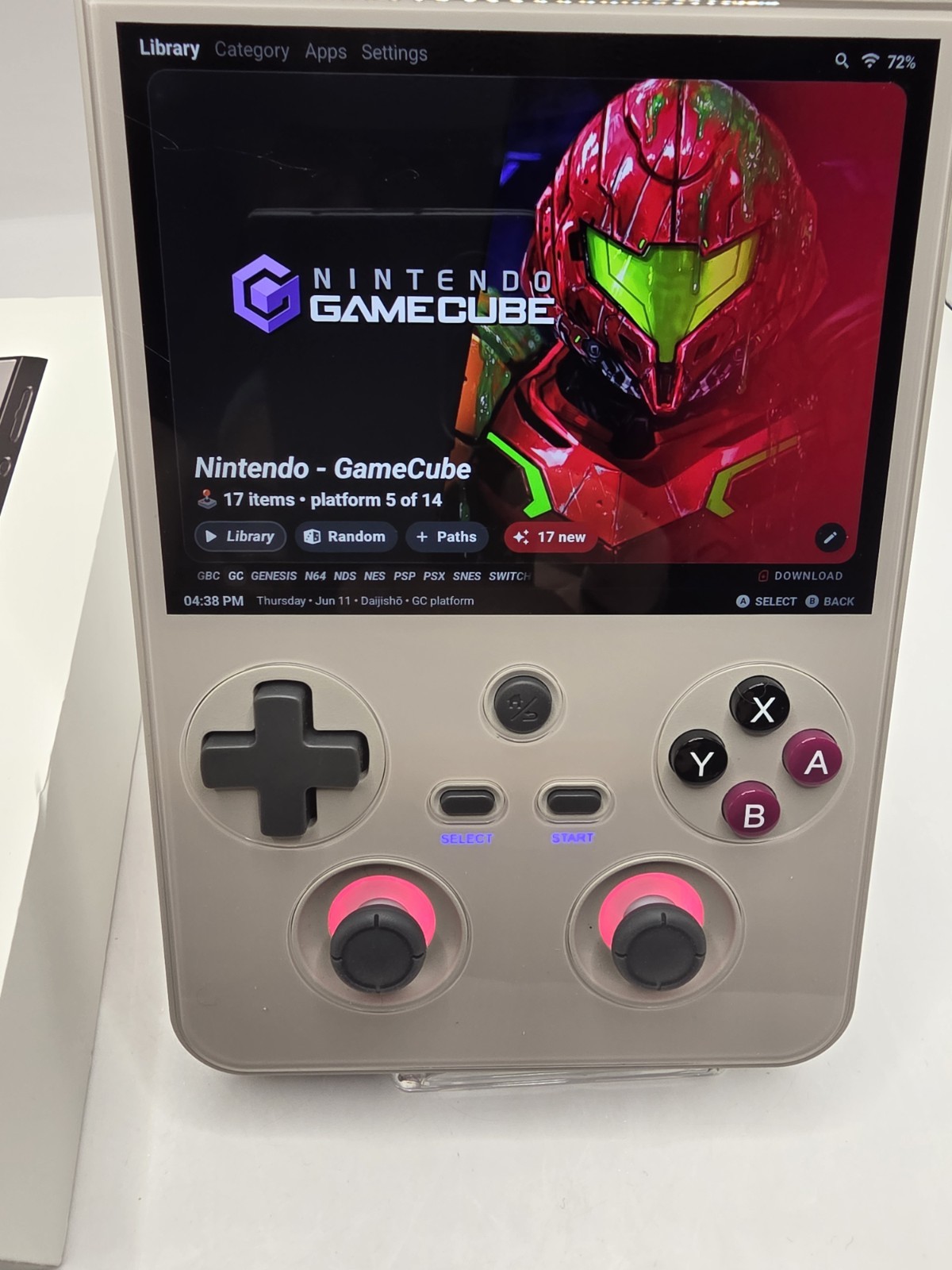 ANBERNIC RG477V 12GB/256GB Retro Gray Loaded Gamma Os 3k Games Ready To Play