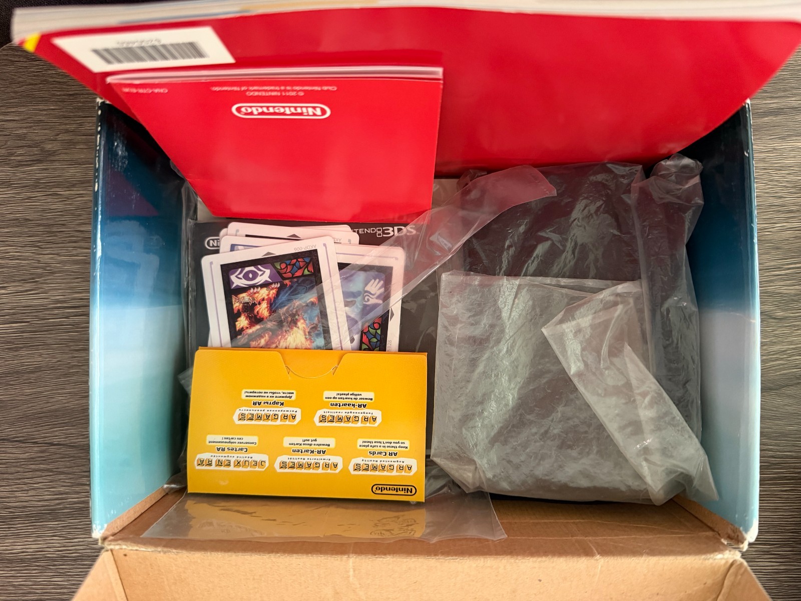 Nintendo 3DS Aqua Blue Console Complete In Box CIB w/ Charging PAL EUROPE