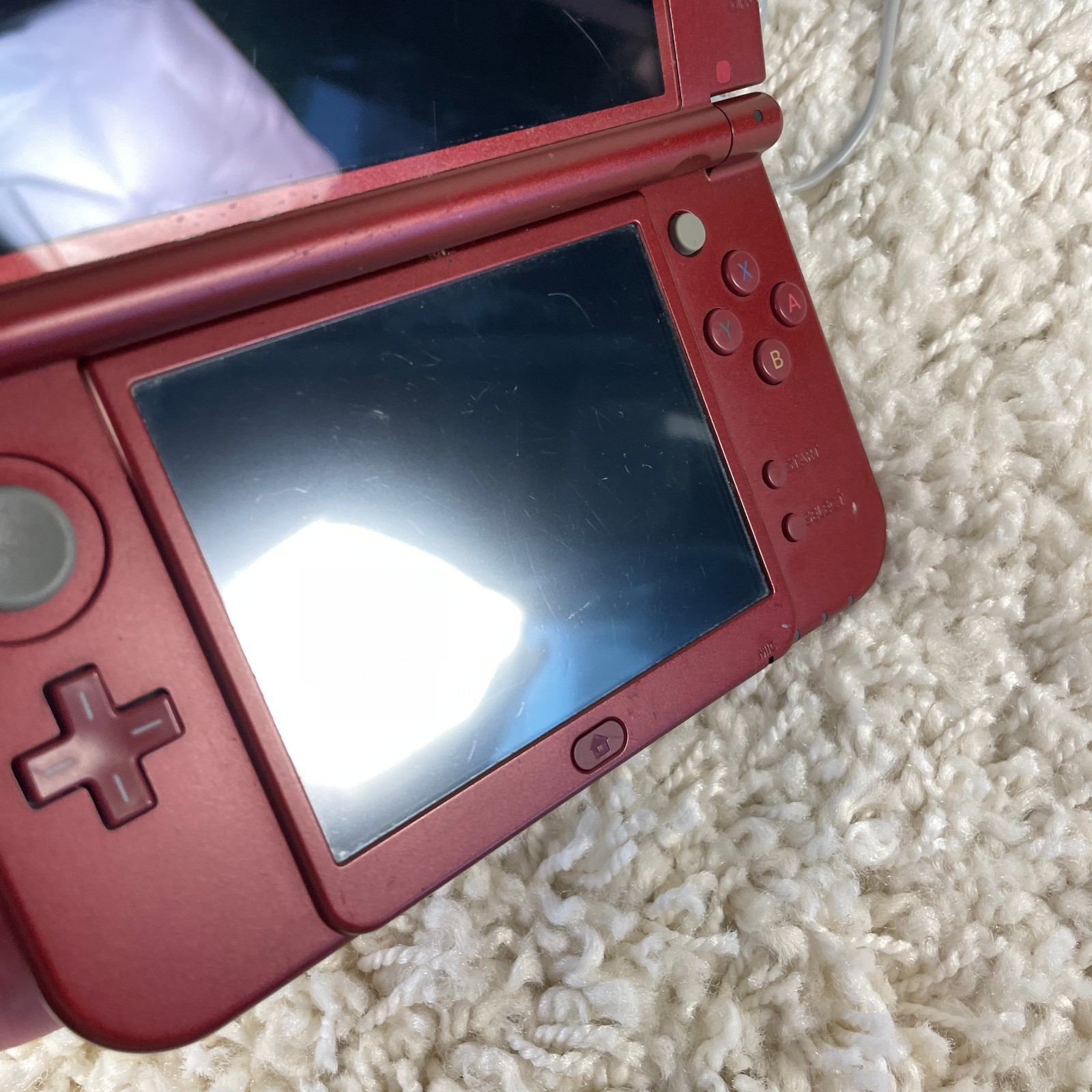 Nintendo “New” 3DS XL Metallic Red Handheld Console System RED-001 Top IPS Works