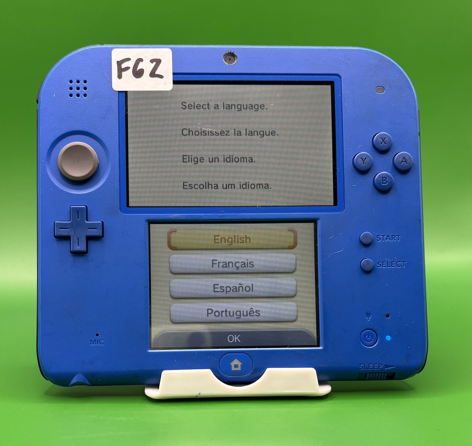 Nintendo 2DS – Electric Blue (F62) READ DESCRIPTION