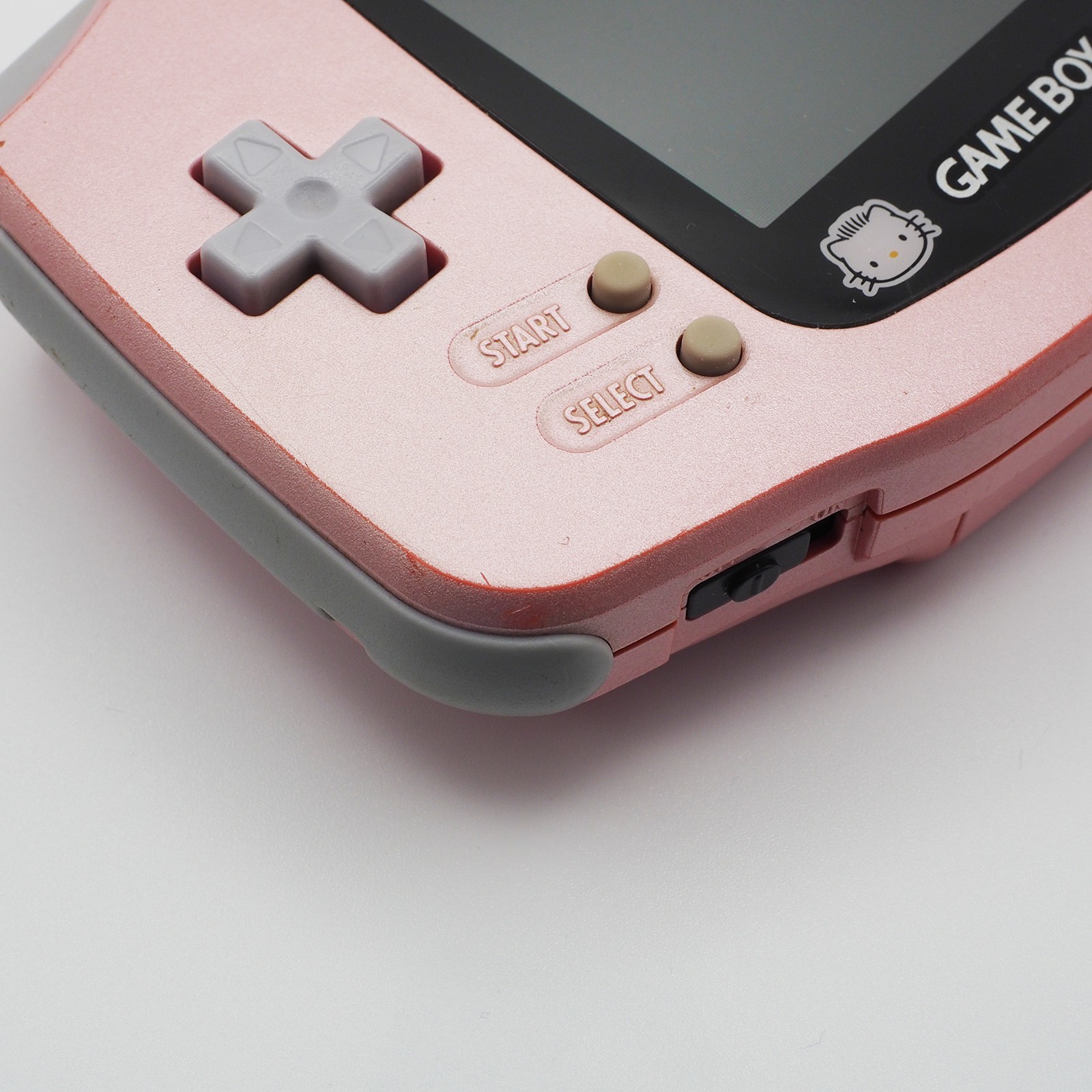 Nintendo Game Boy Advance Hello Kitty Pink Limited Edition GBA WORKING #5[G-VG]