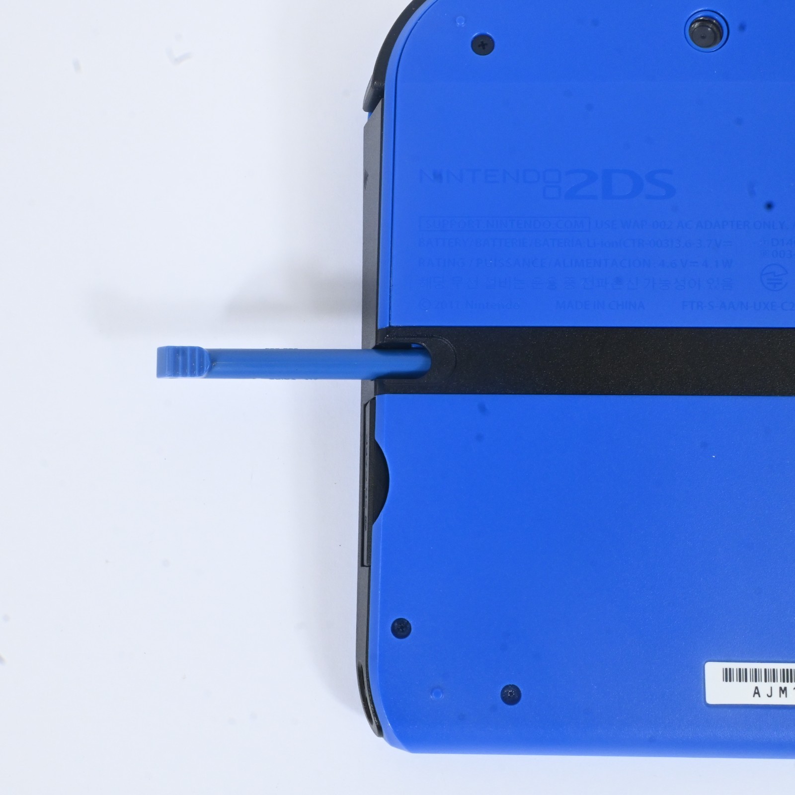 Nintendo 2DS Blue Console FTR-001 Boxed Tested w/ Mahjong DS NTSC-J