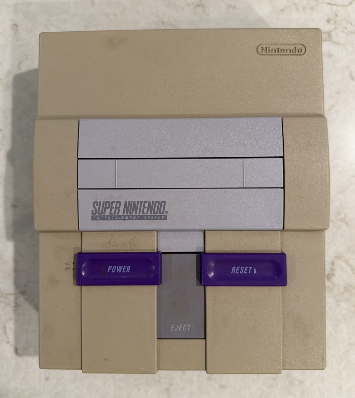 Super Nintendo Entertainment System SNES Console Gaming System SNS-001, Works!