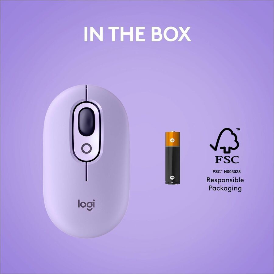 Logitech POP Cosmos Wireless Mouse Bluetooth SilentTouch Emoji