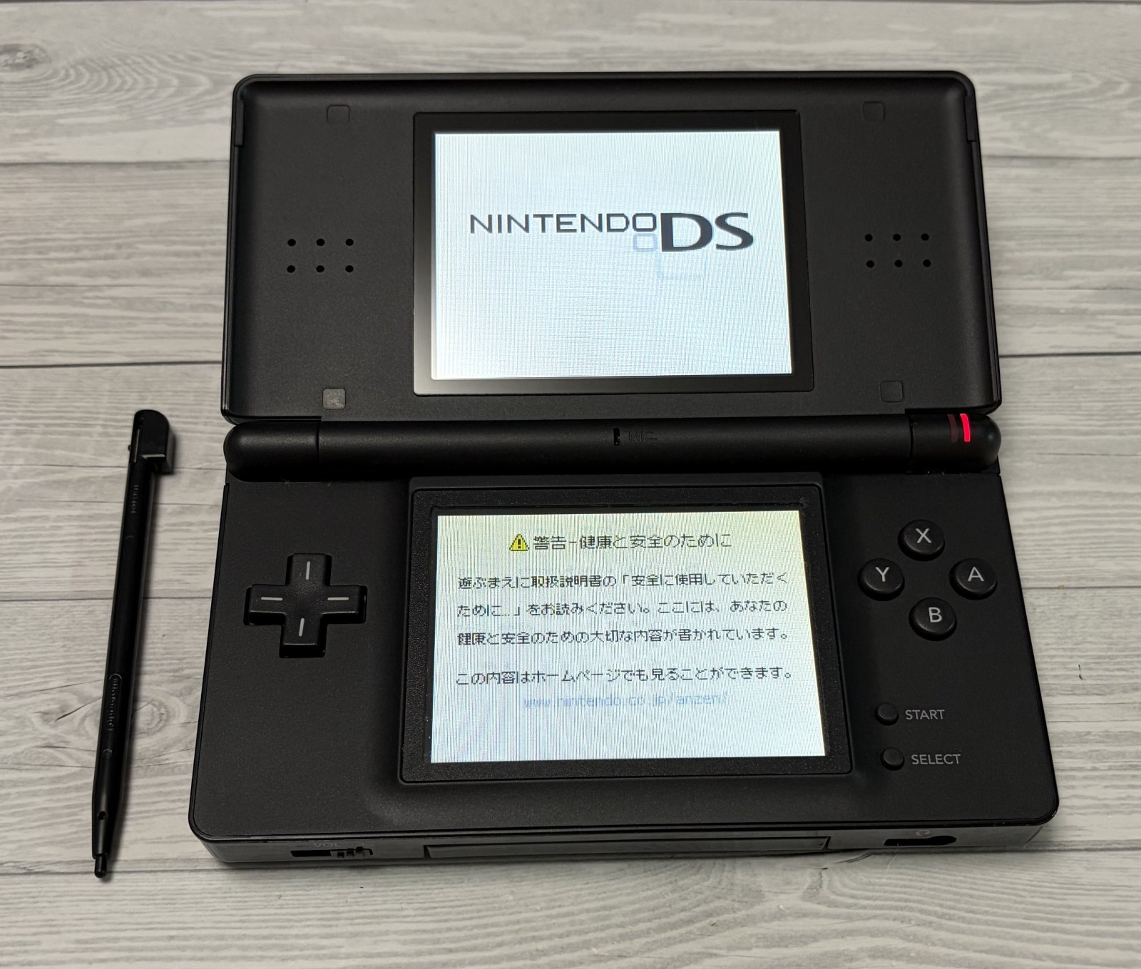 Nintendo DS Lite Black Console TESTED Working Authentic Japan Japanese Only