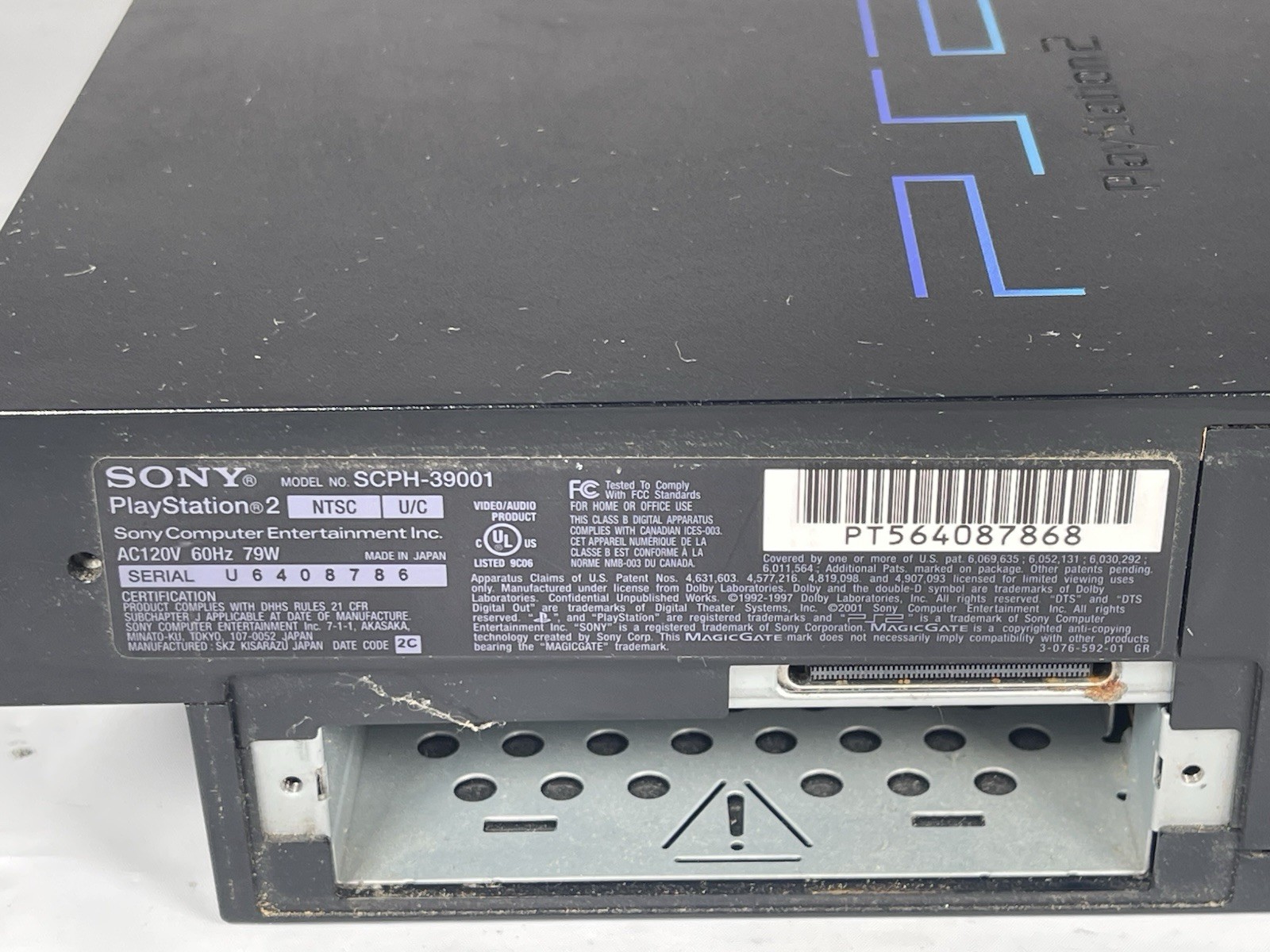 Sony Playstation 2 PS2 Fat Console Only TESTED WORKING